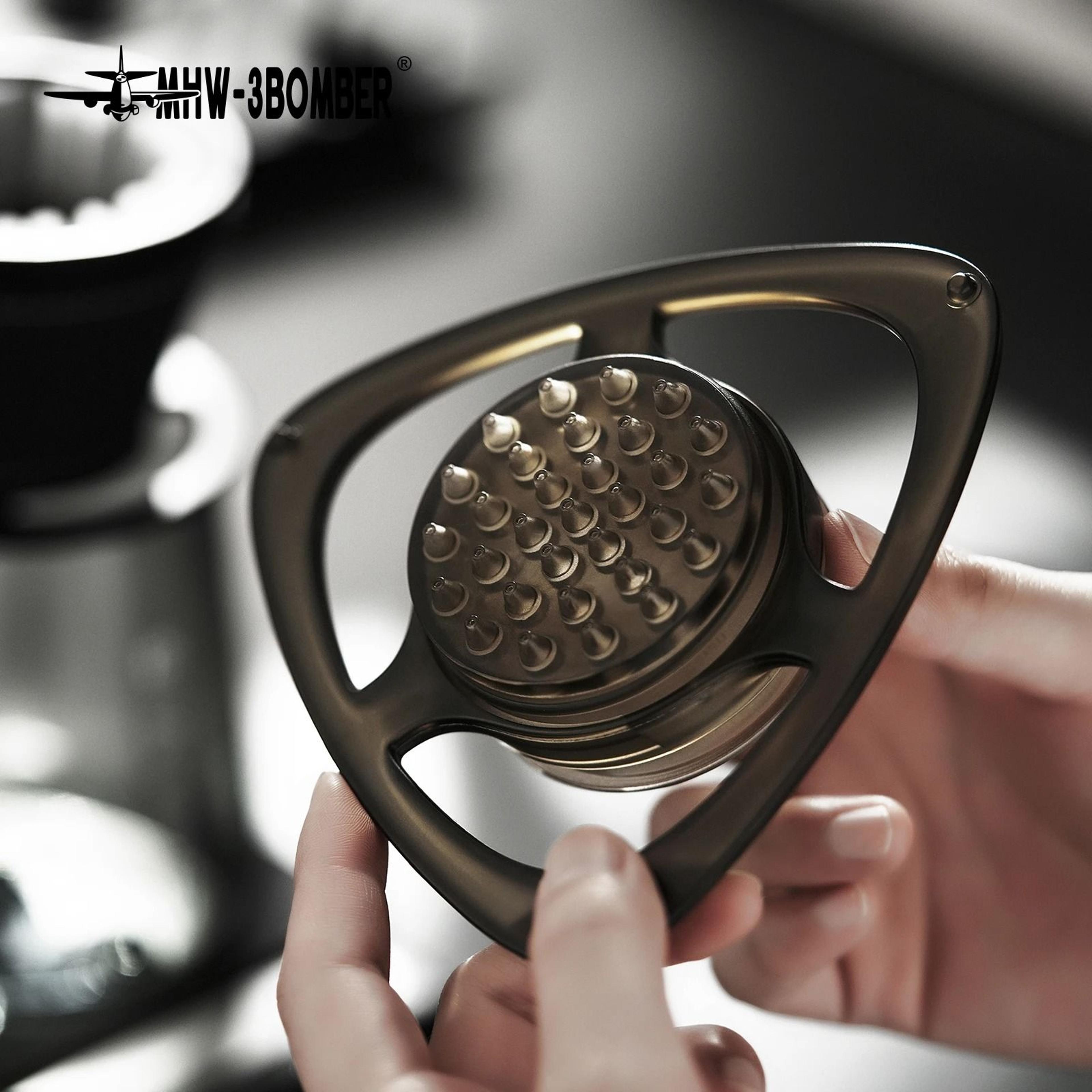 mhw 3bomber pour over coffee splitter with flow control for barista brewing