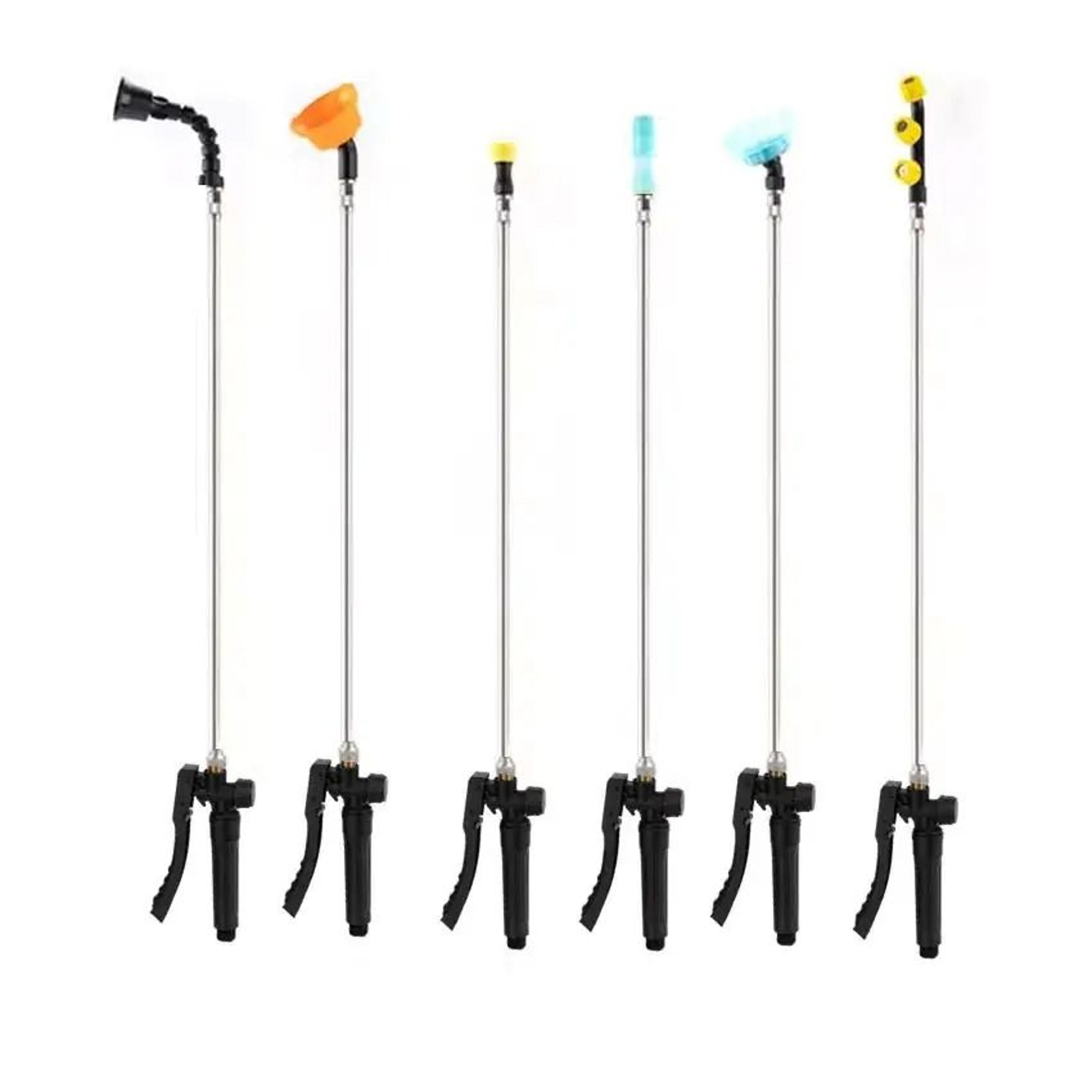 3 in 1 stainless steel retractable spraying rod with copper connector for garden electric sprayer