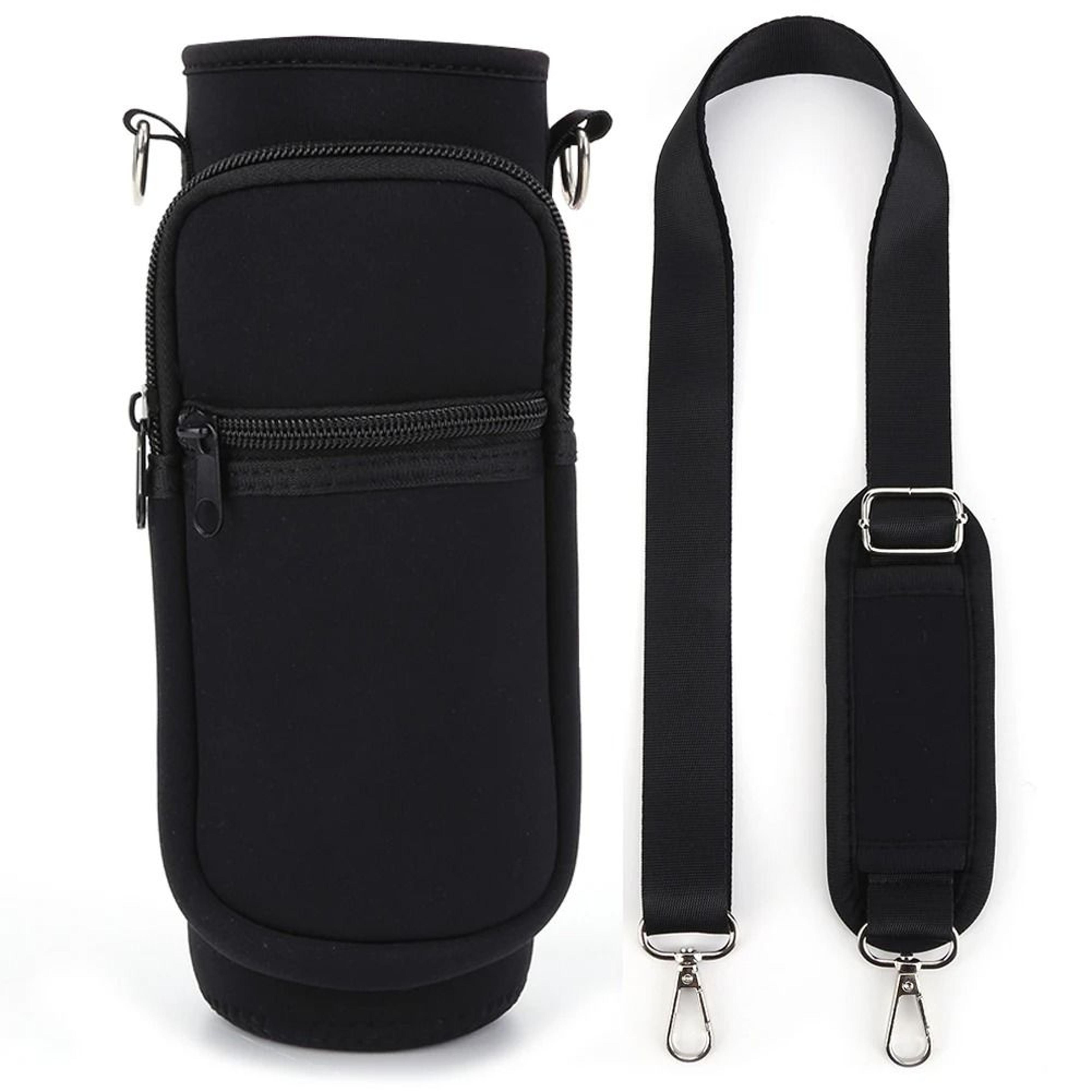 1000ml neoprene water bottle holder sleeve carrier with adjustable shoulder strap