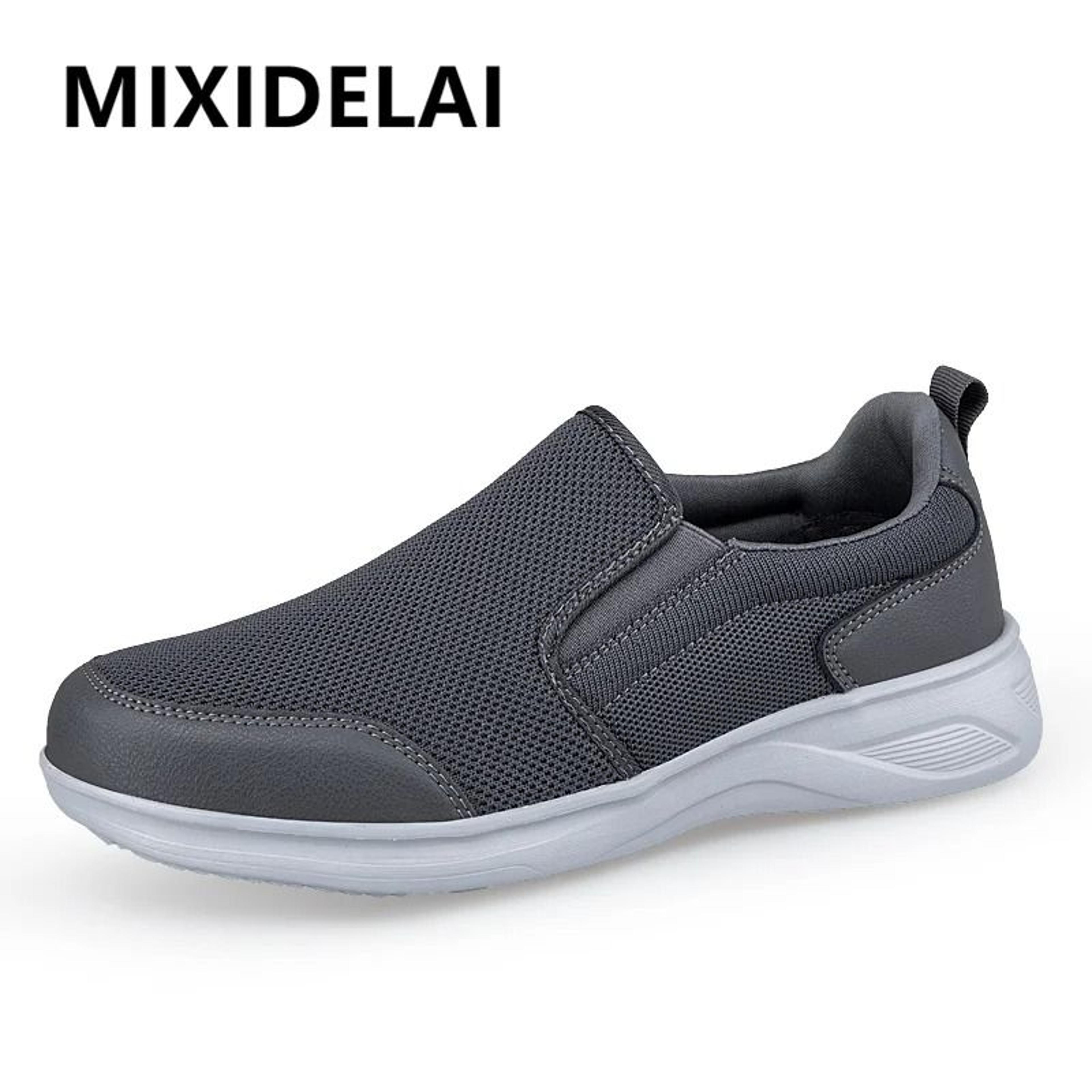 lightweight mens mesh casual loafer sneaker