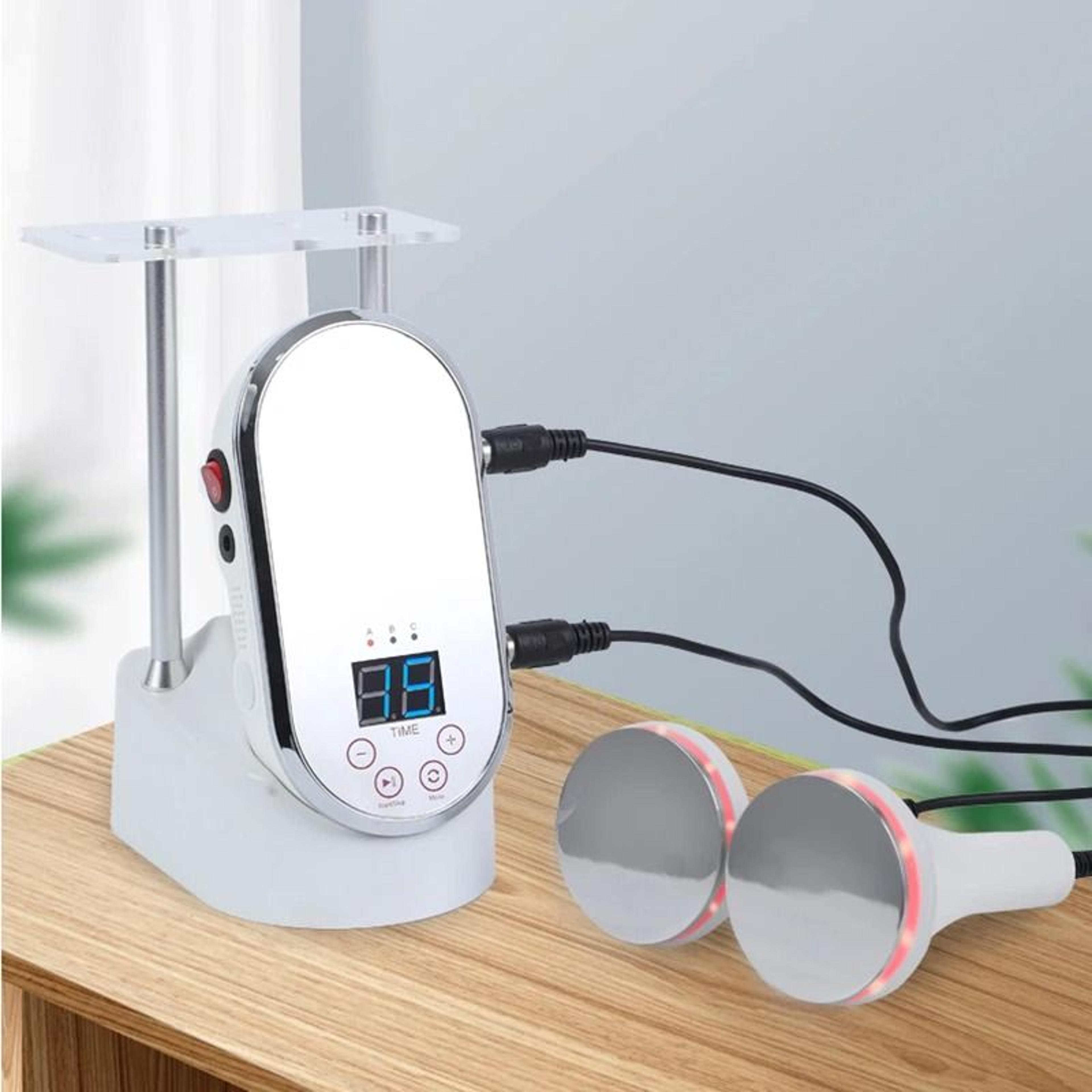 electronic muscle massager with constant temperature heating for physiotherapy and pain relief