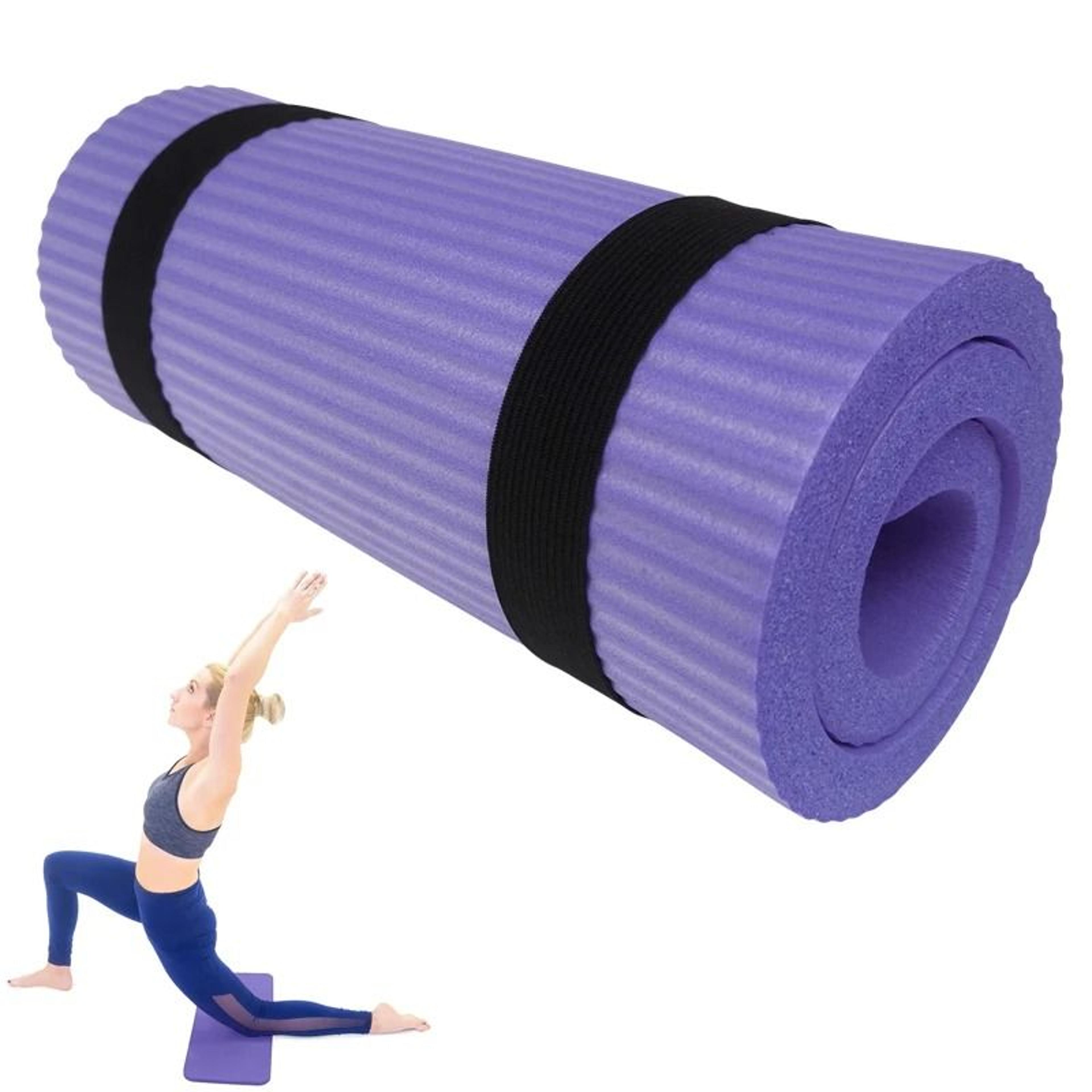 nbr yoga mat 60x25x1.5 cm anti slip fitness pilates mat