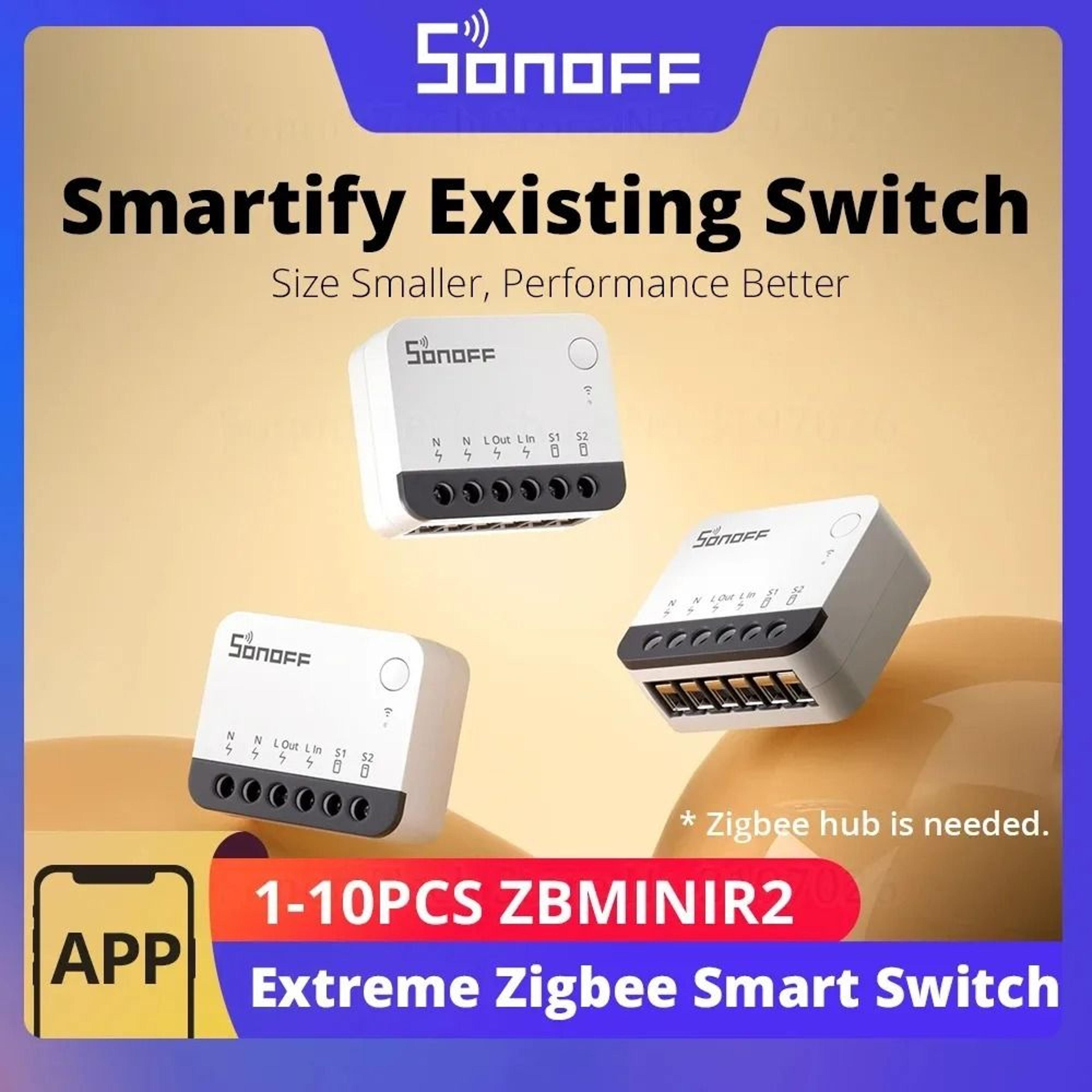 sonoff zbminir2 extreme zigbee smart switch