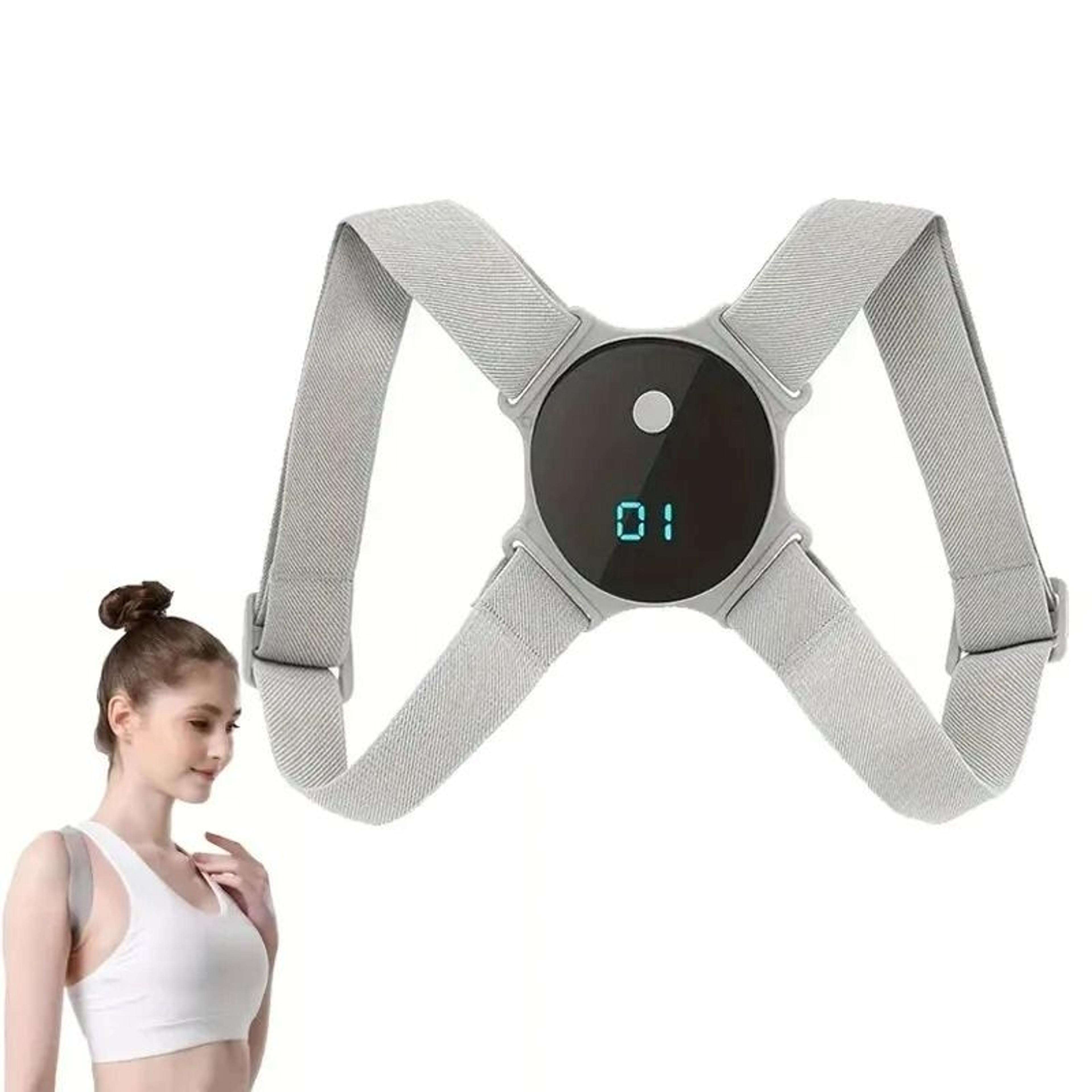 intelligent posture corrector with vibration reminder for back and shoulder support