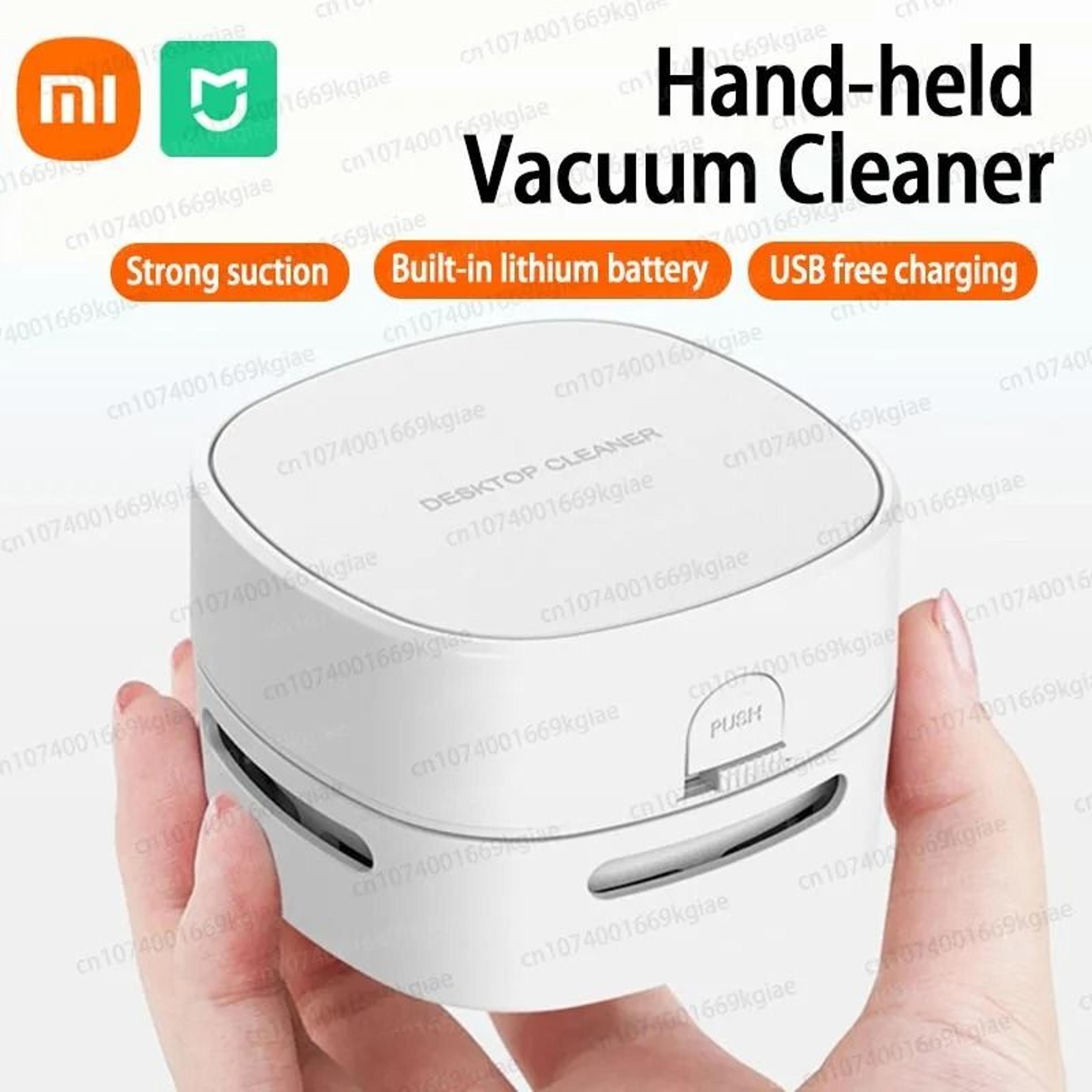 xiaomi mijia handheld mini desktop vacuum cleaner portable dust and crumb sweeper