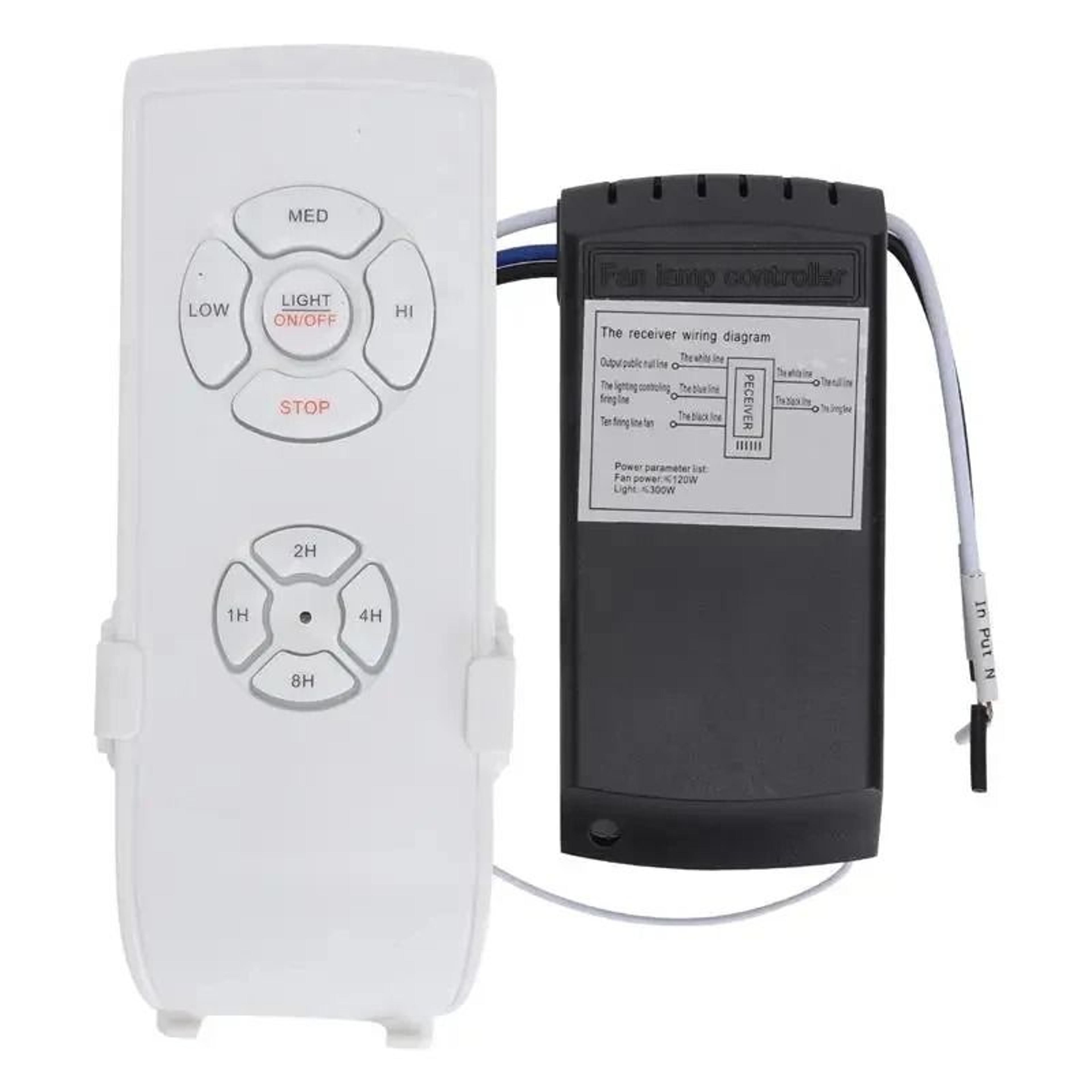 universal ceiling fan lamp remote control kit with timing and wind speed adjustment