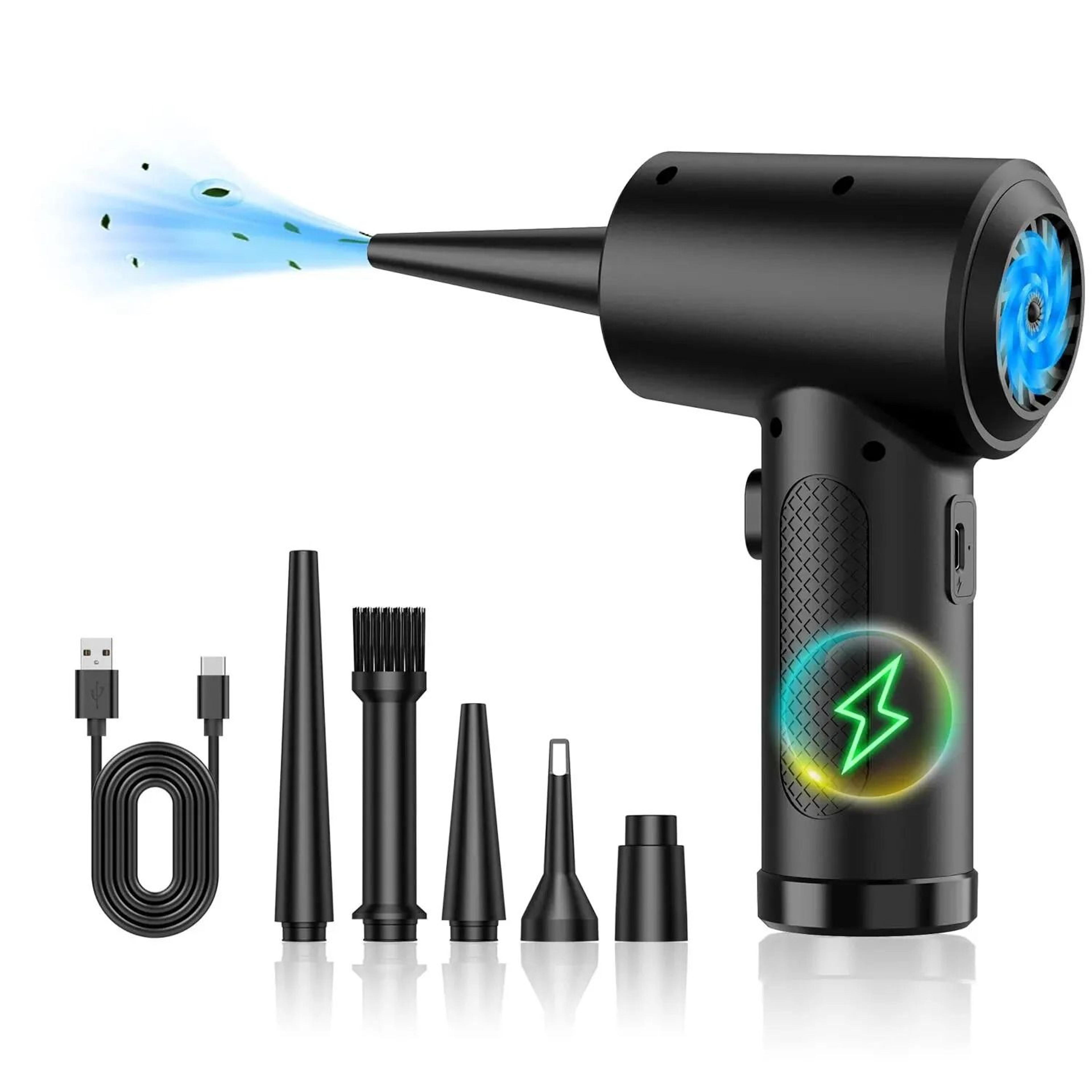 compressed air duster rechargeable cordless air blower cleaner