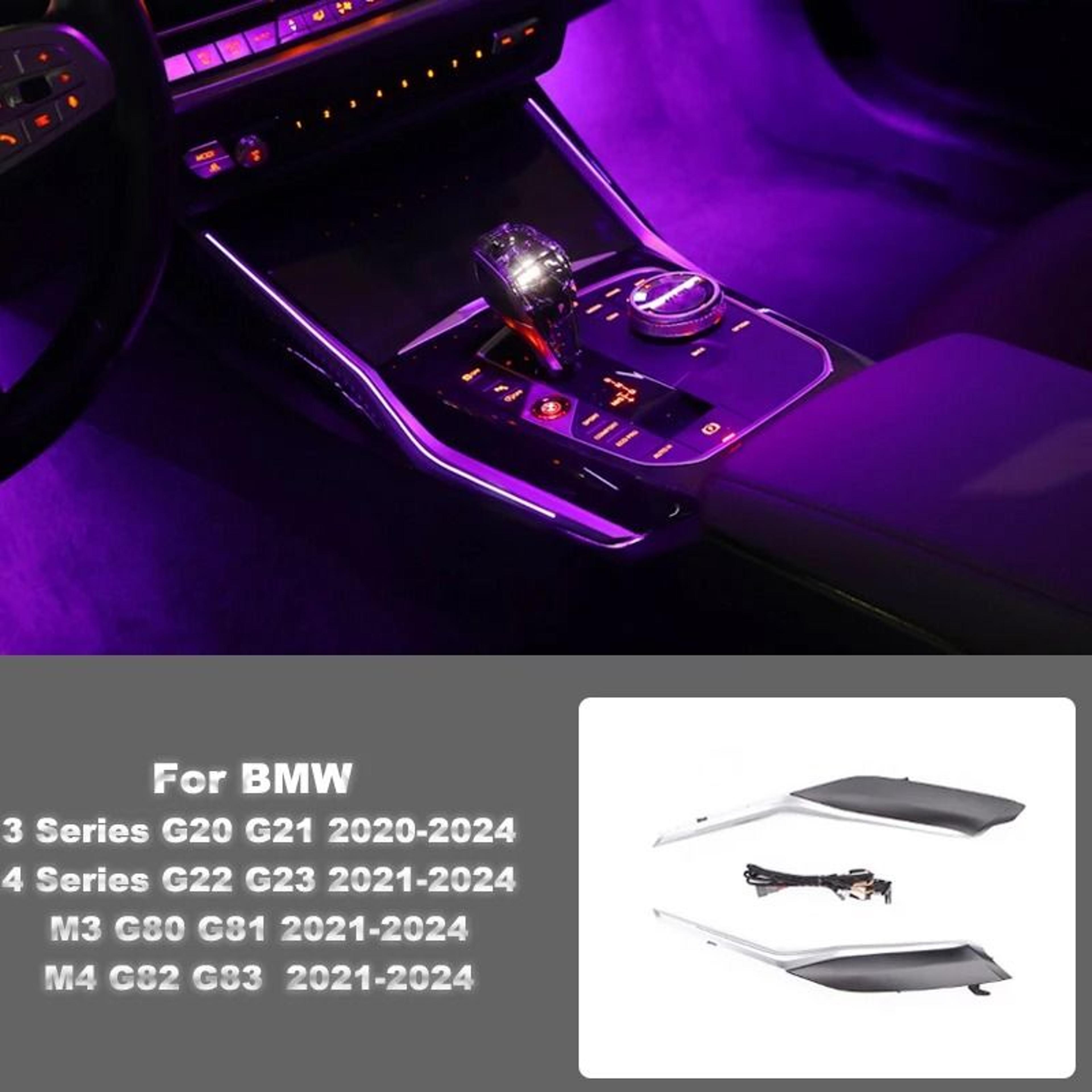 center console saddle light for bmw g20 g22 g80 g82 m3 m4 i3 i4 ambient interior light