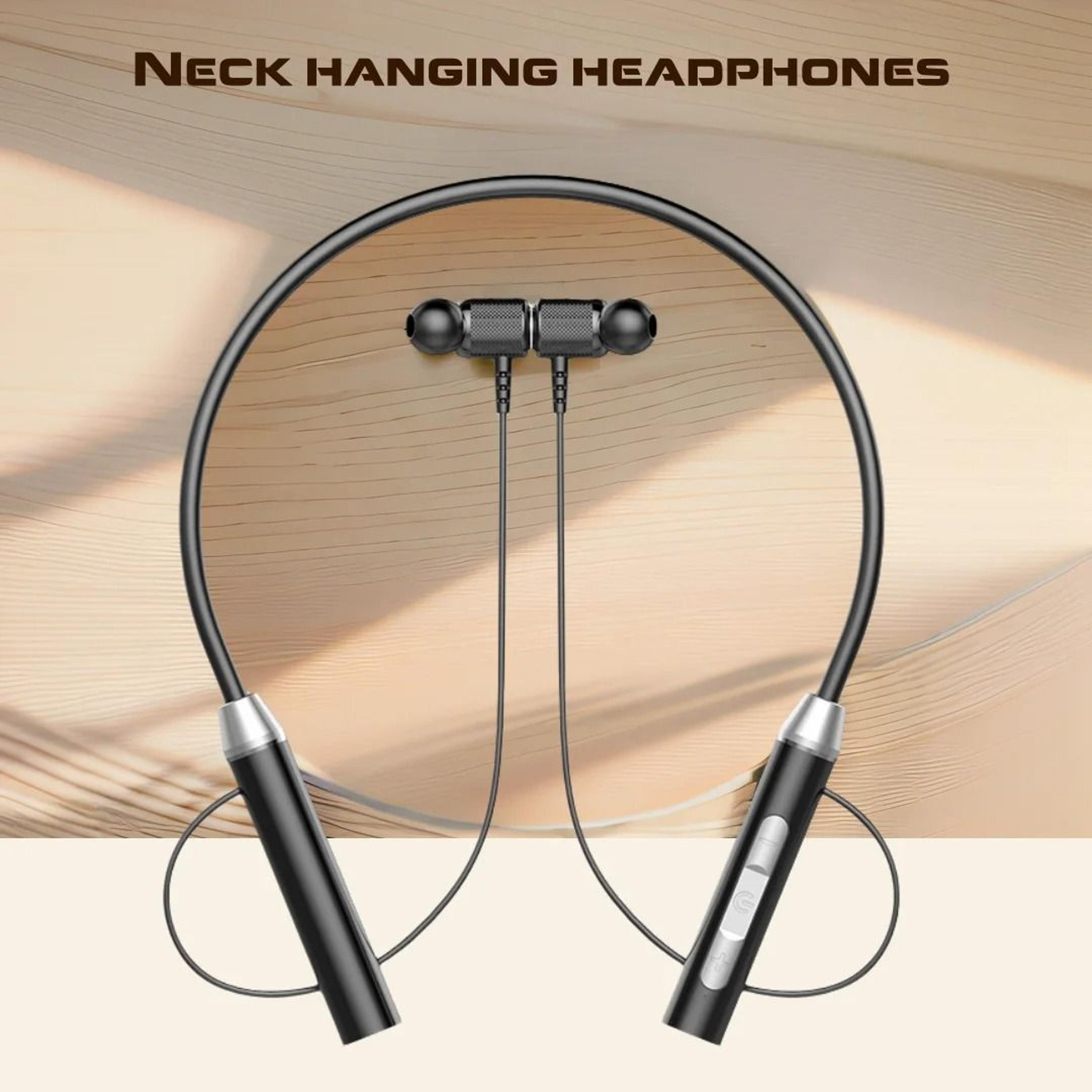 wireless bluetooth neckband earphones with mic in ear sport headset