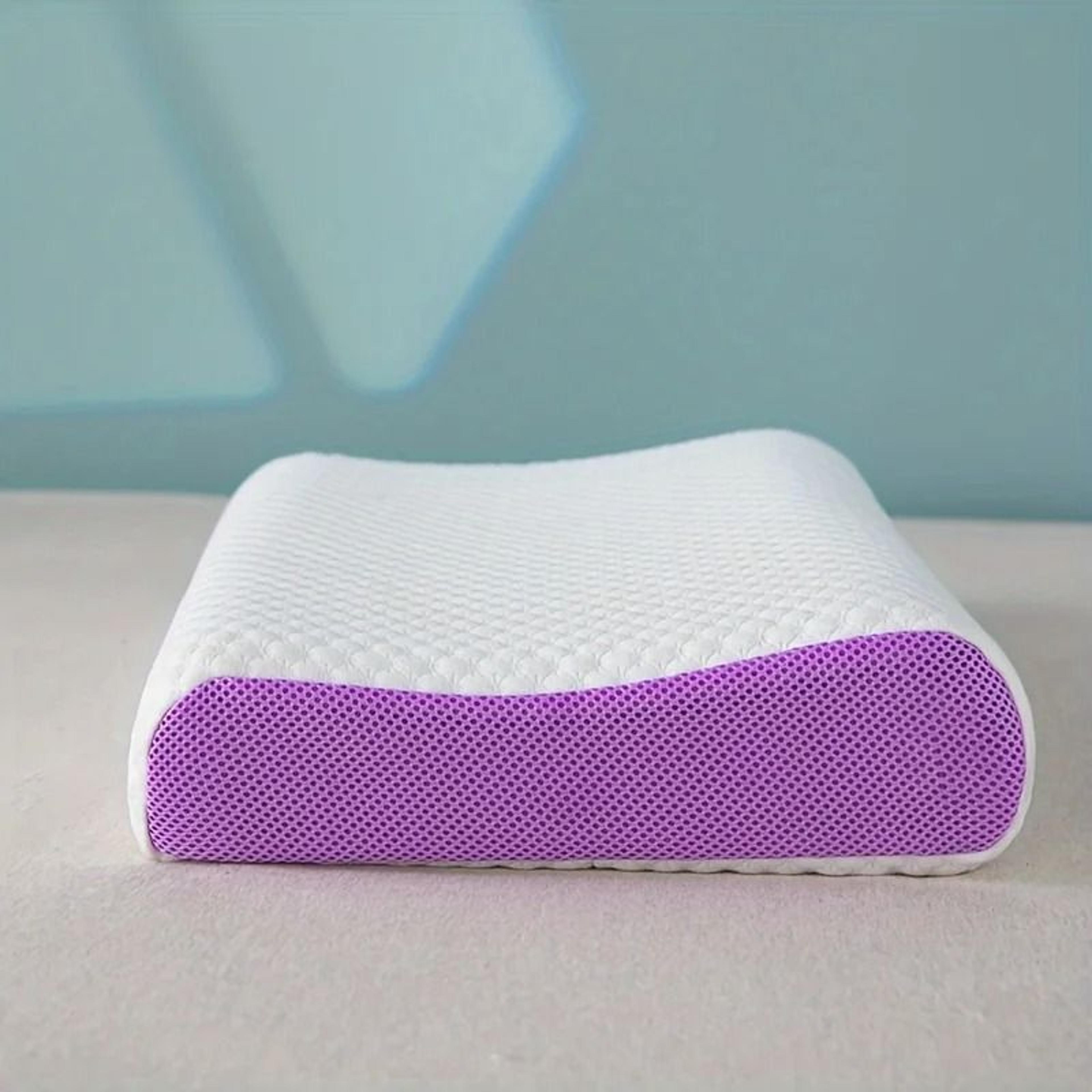 pectin tpe cervical pillow with washable breathable air layer and pillowcase