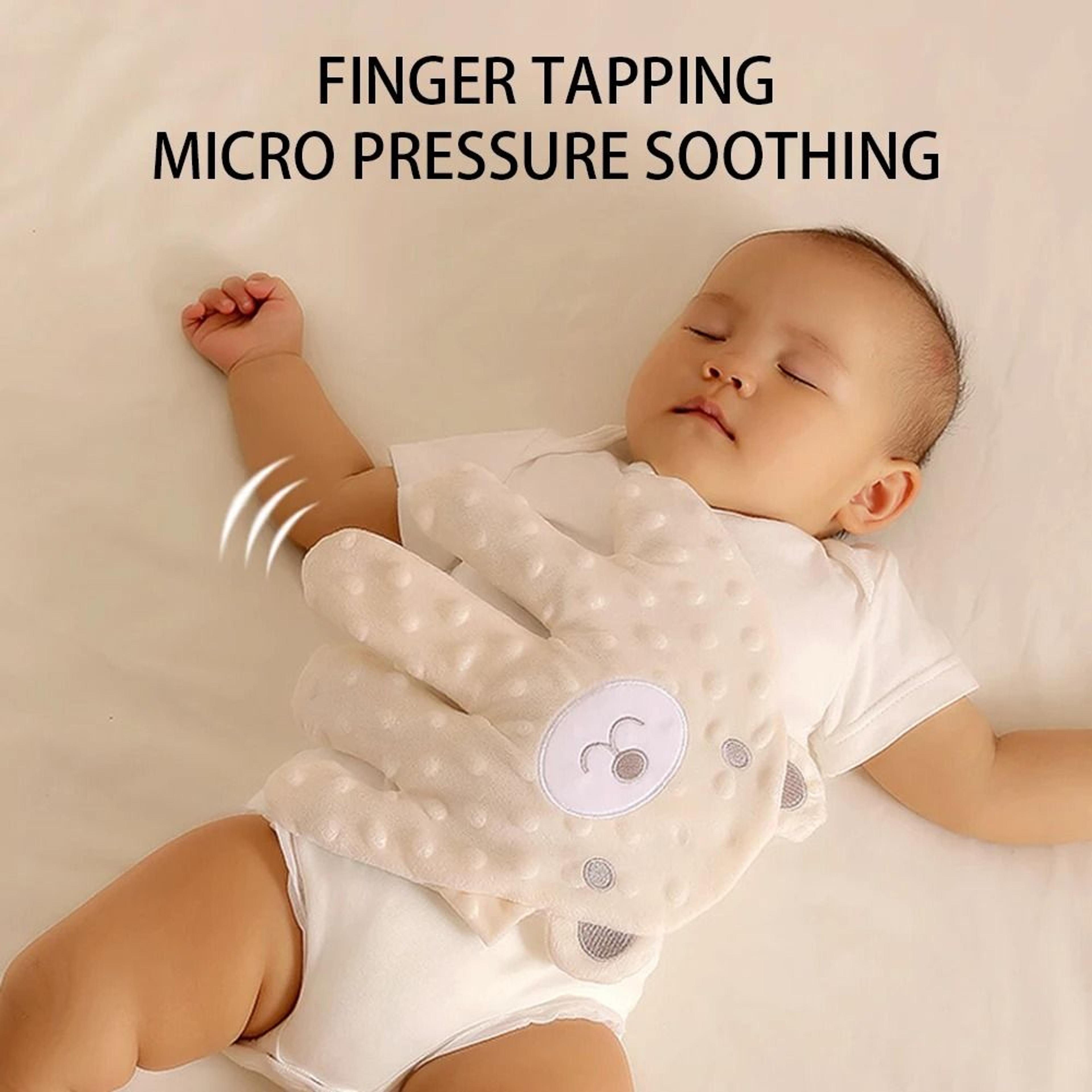 soothing baby sleep aid pillow remote hand palms for infant calming