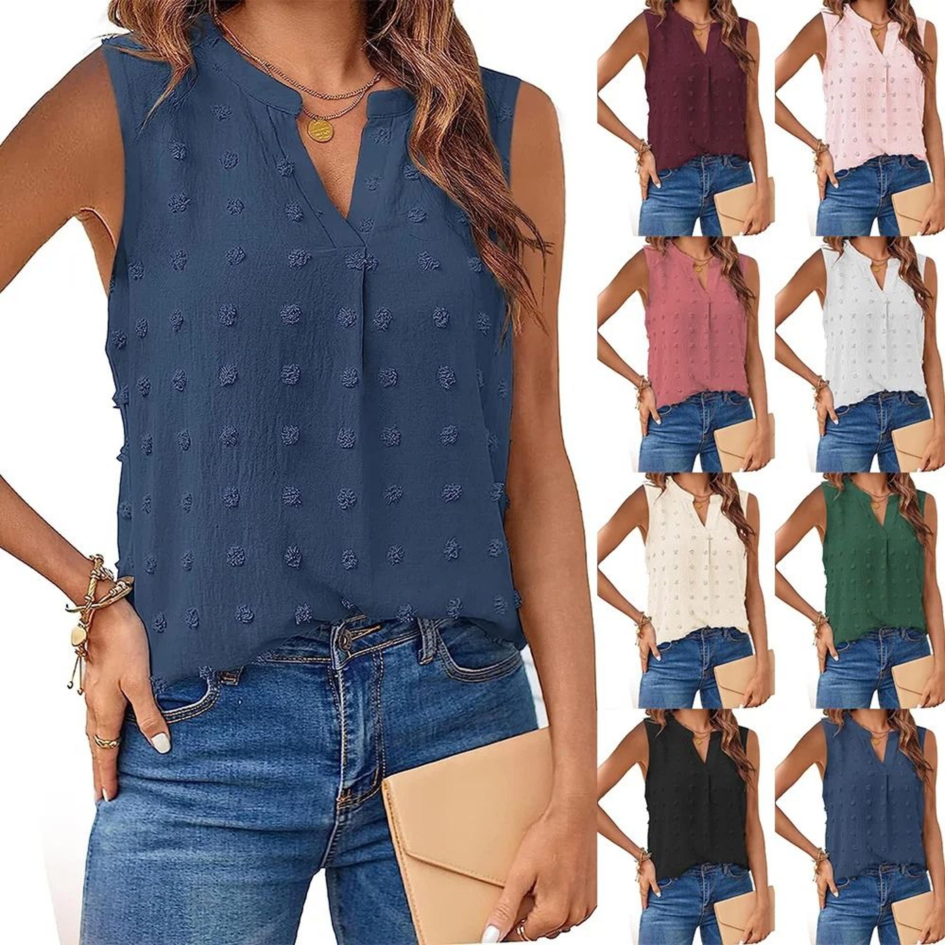 women sleeveless corset style v neck tank top
