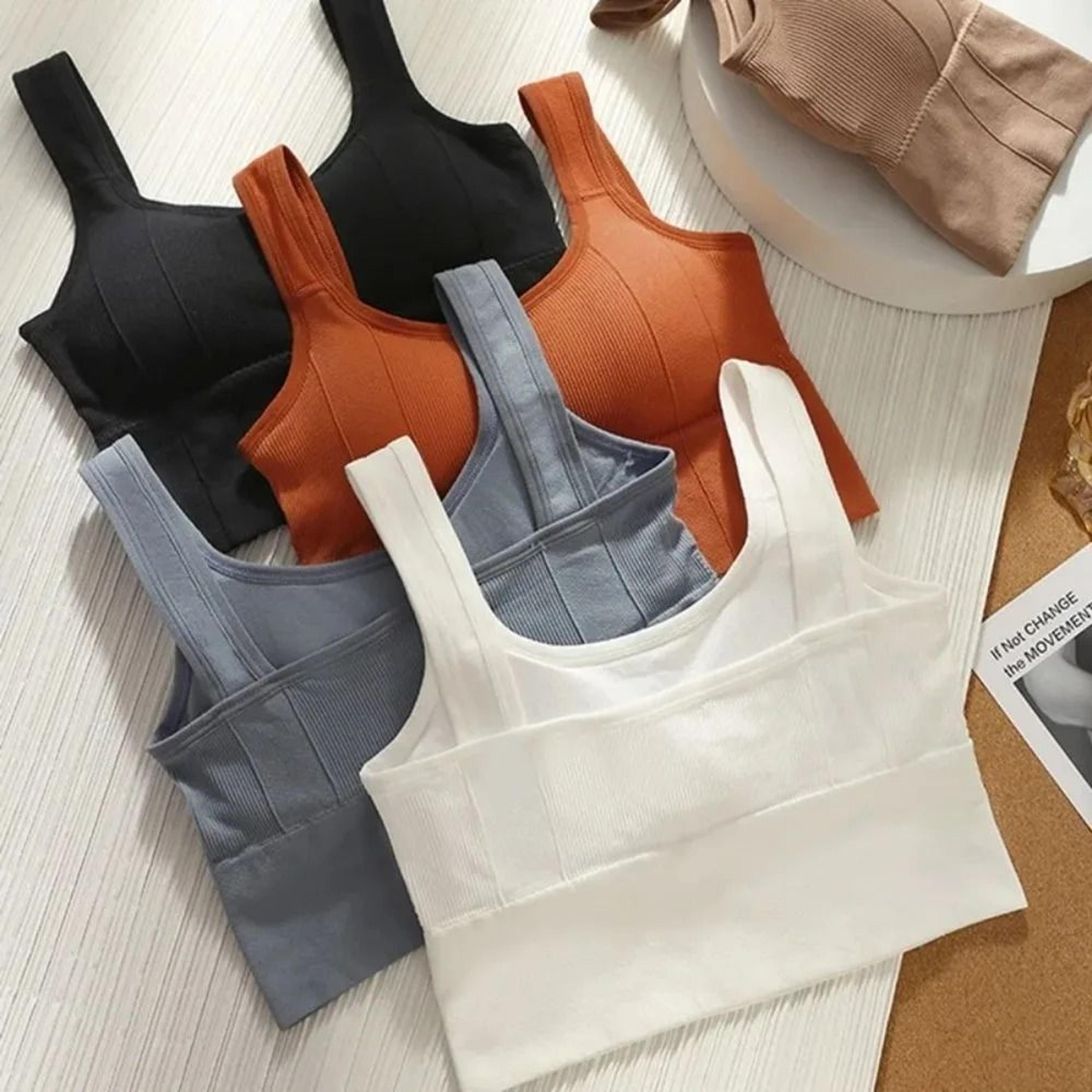women seamless sports bra shockproof push up fitness top