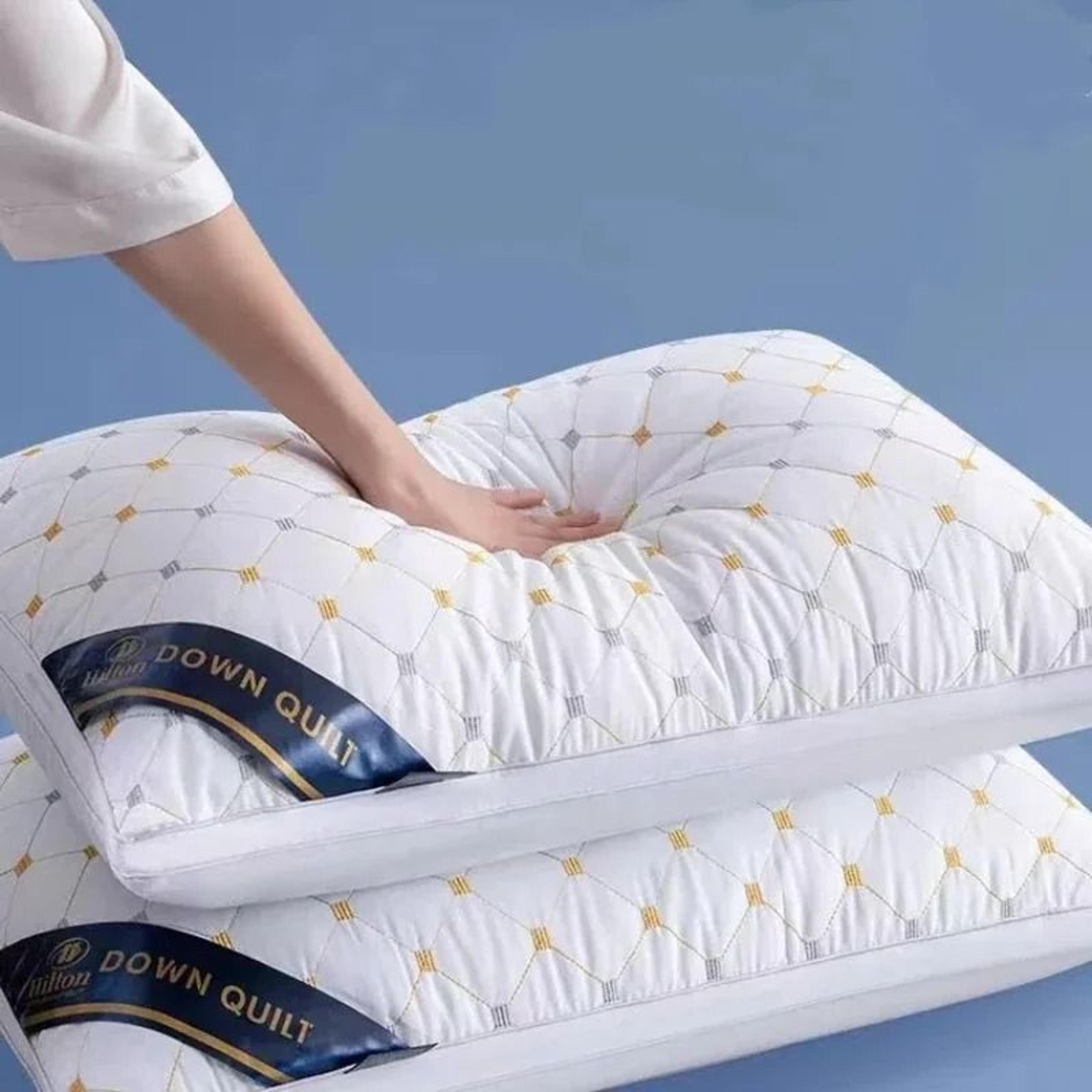 hotel pillow for cervical spine protection and sleep comfort