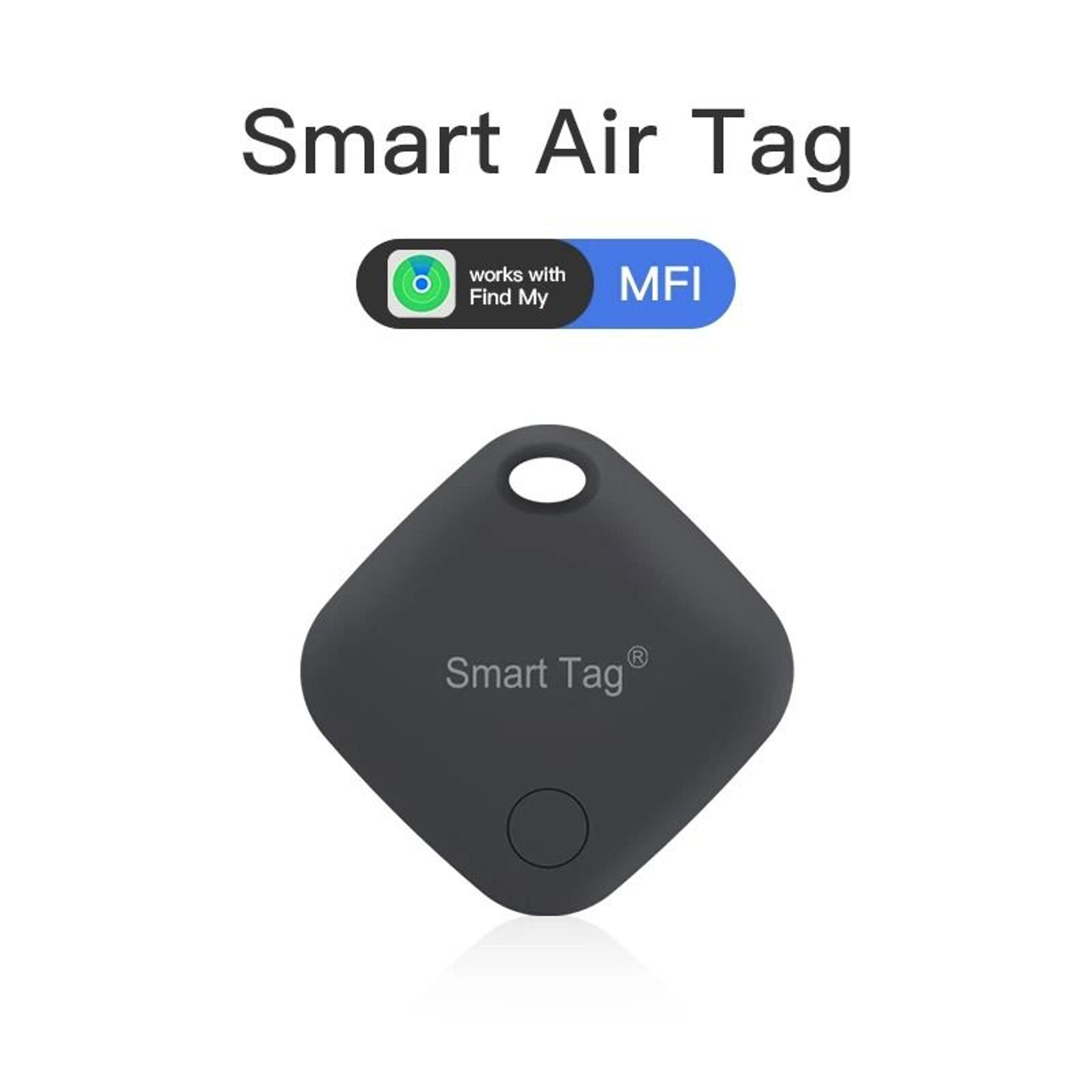 smart bluetooth alarm tracker works with find my app anti lost device for iphone mfi rated