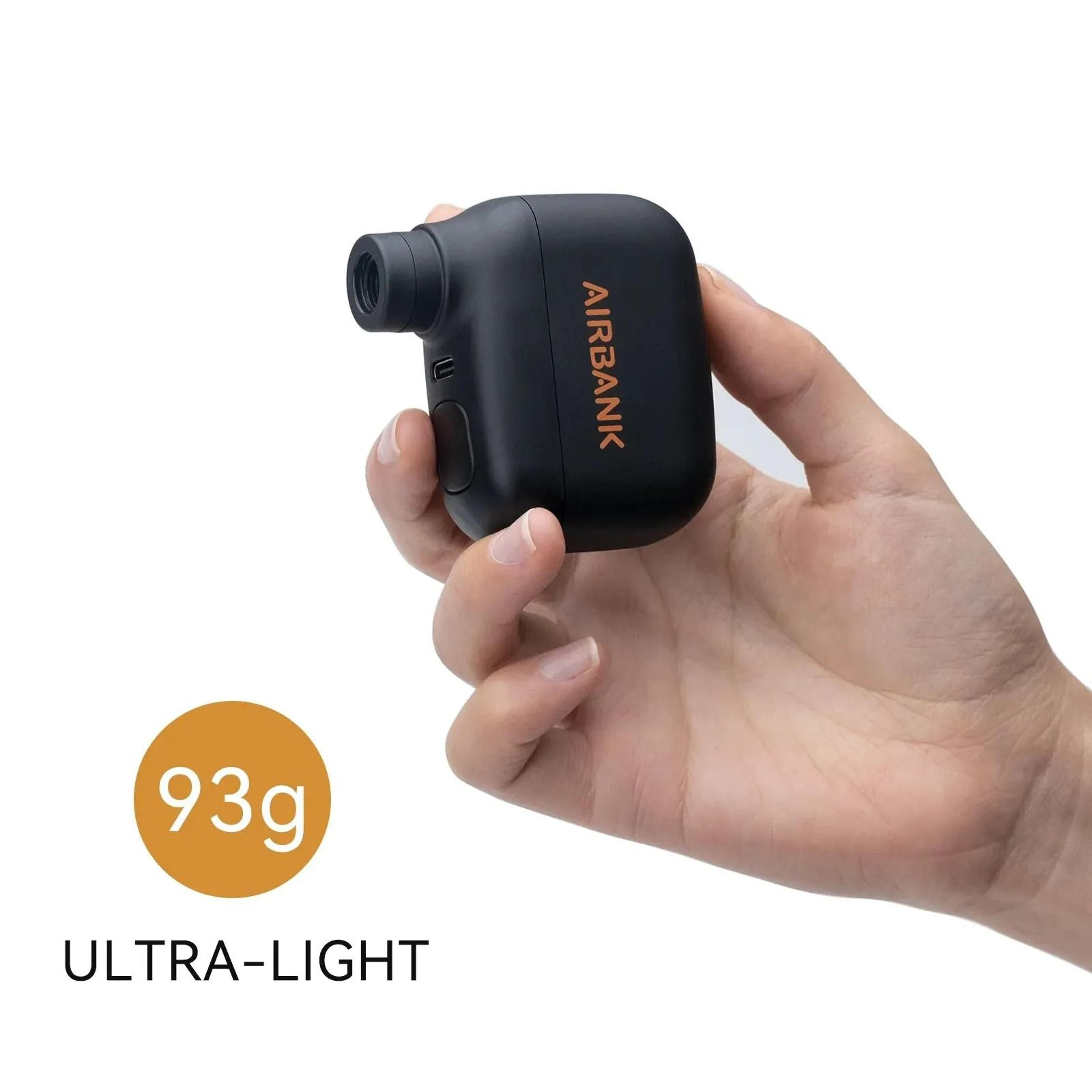 mini portable bicycle pump rechargeable air inflator with 100psi pressure and fast type c charging