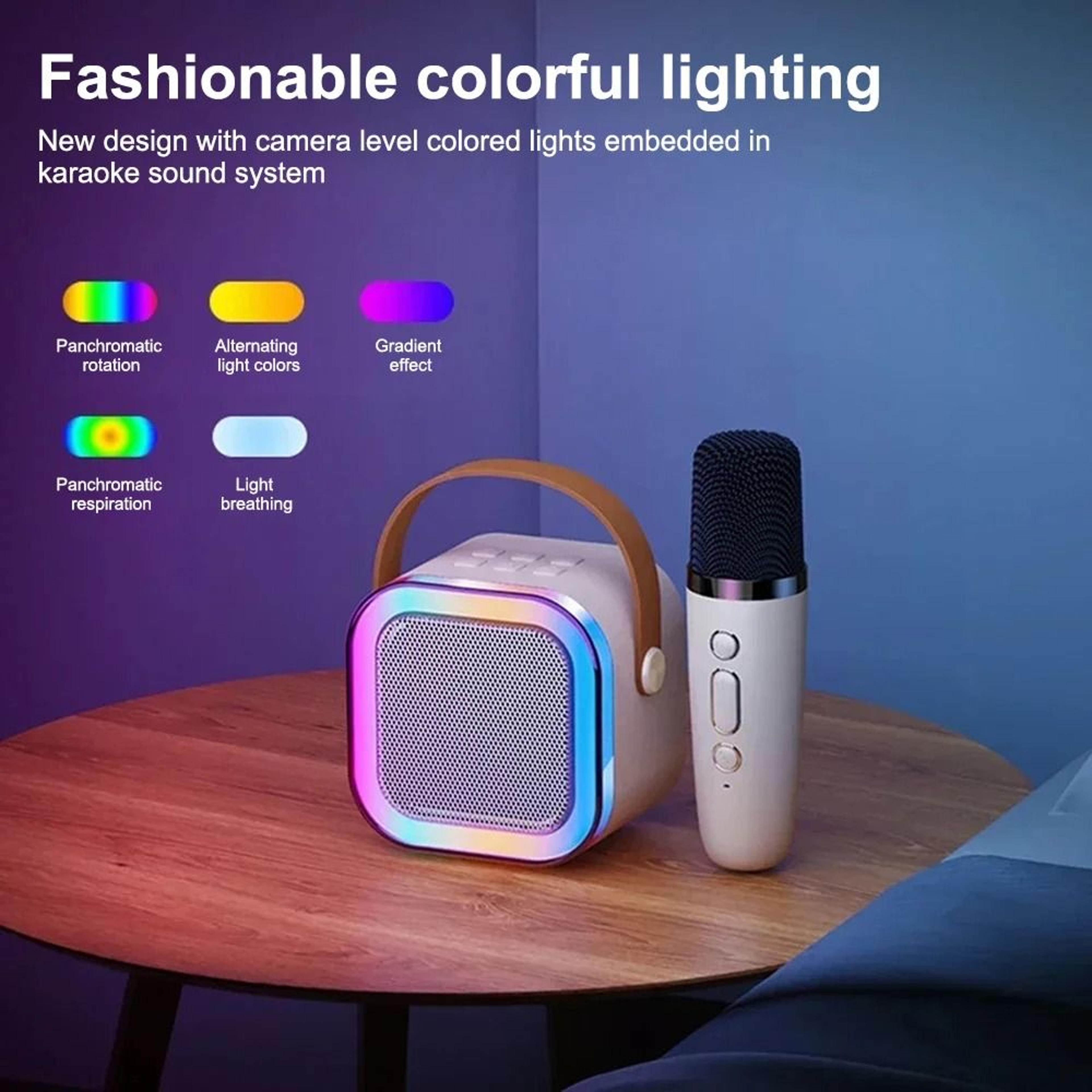 professional singing bluetooth column speaker high end ktv karaoke wireless mic system