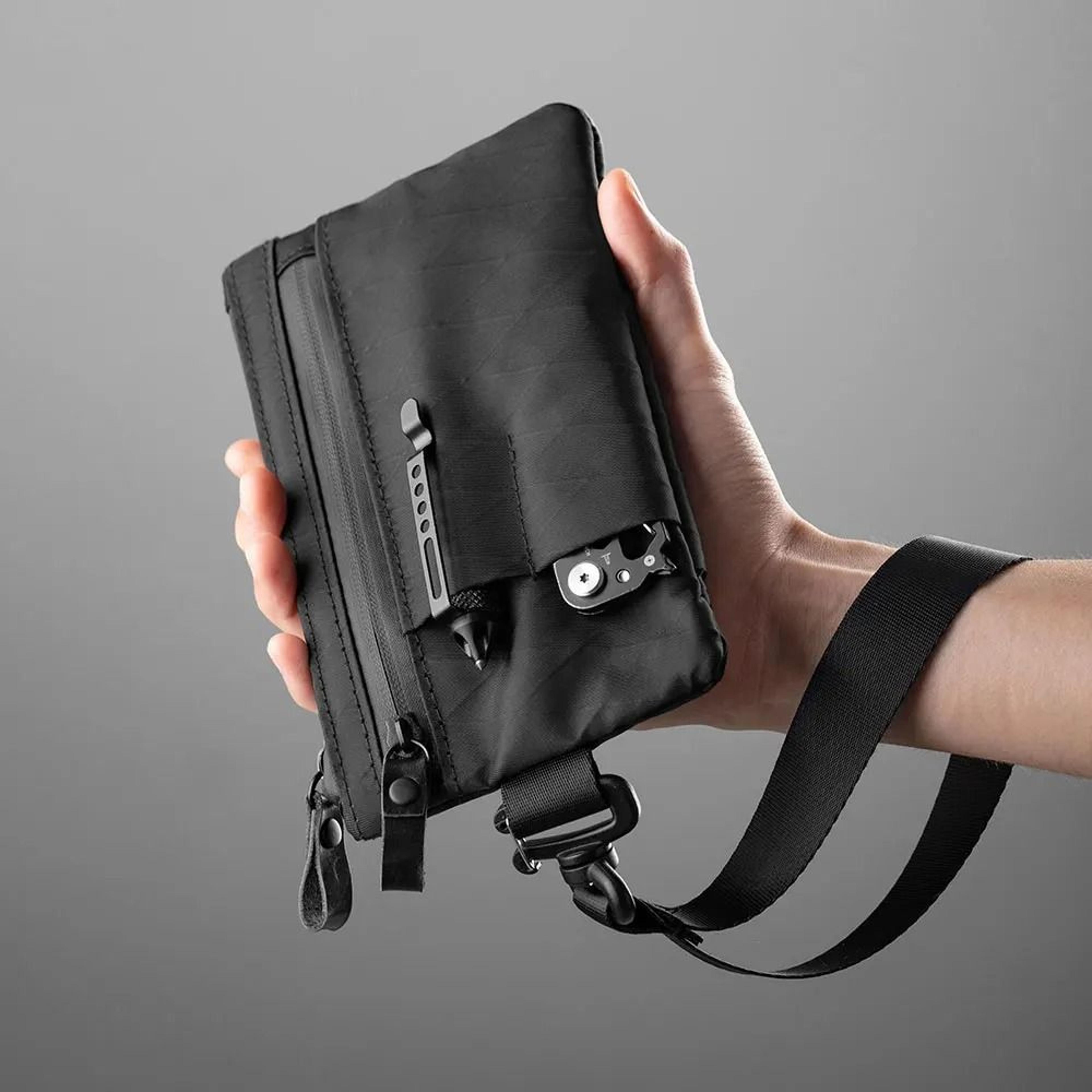 zip clutch wristband rfid blocking passport wallet edc organizer