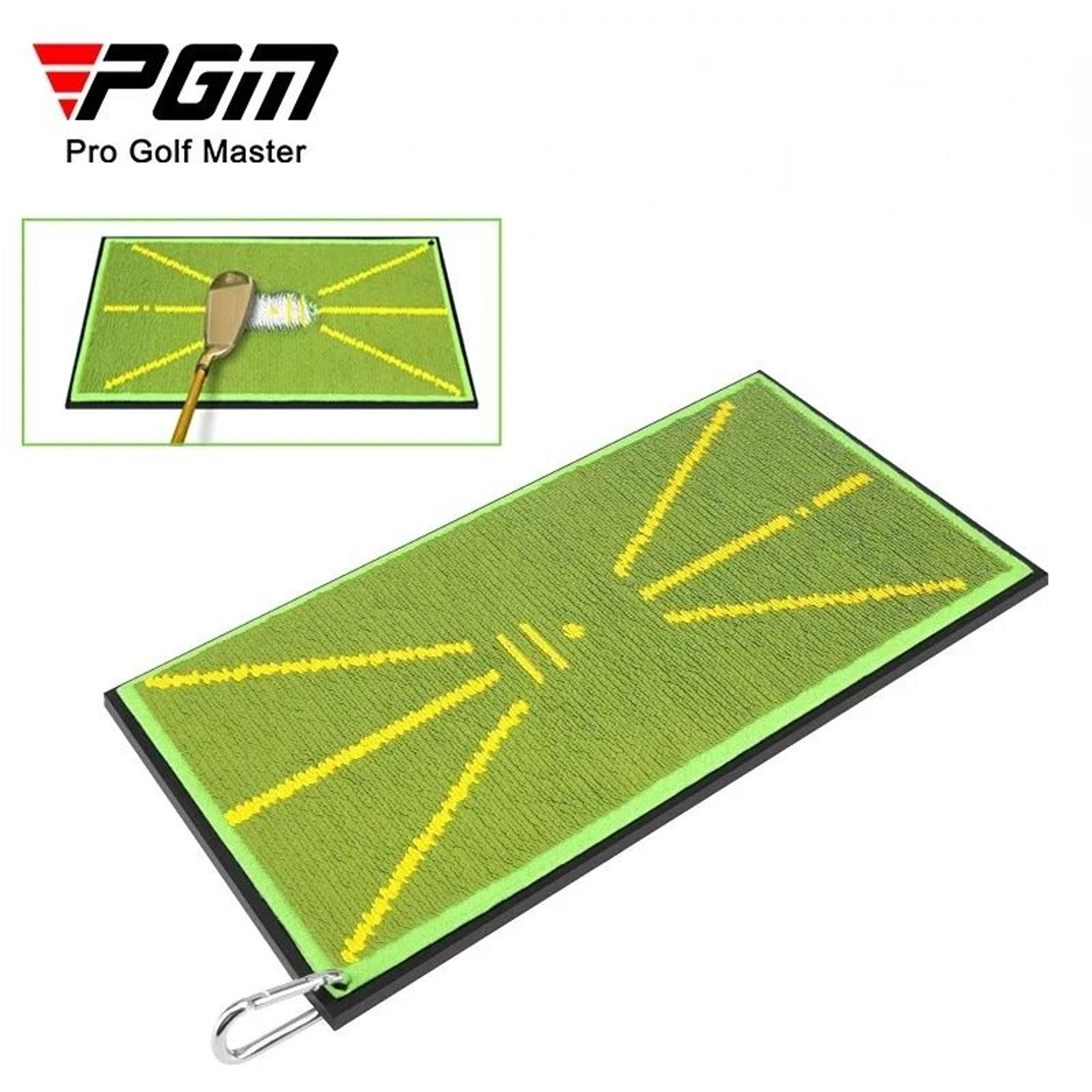 pgm golf training mat swing detection practice pad