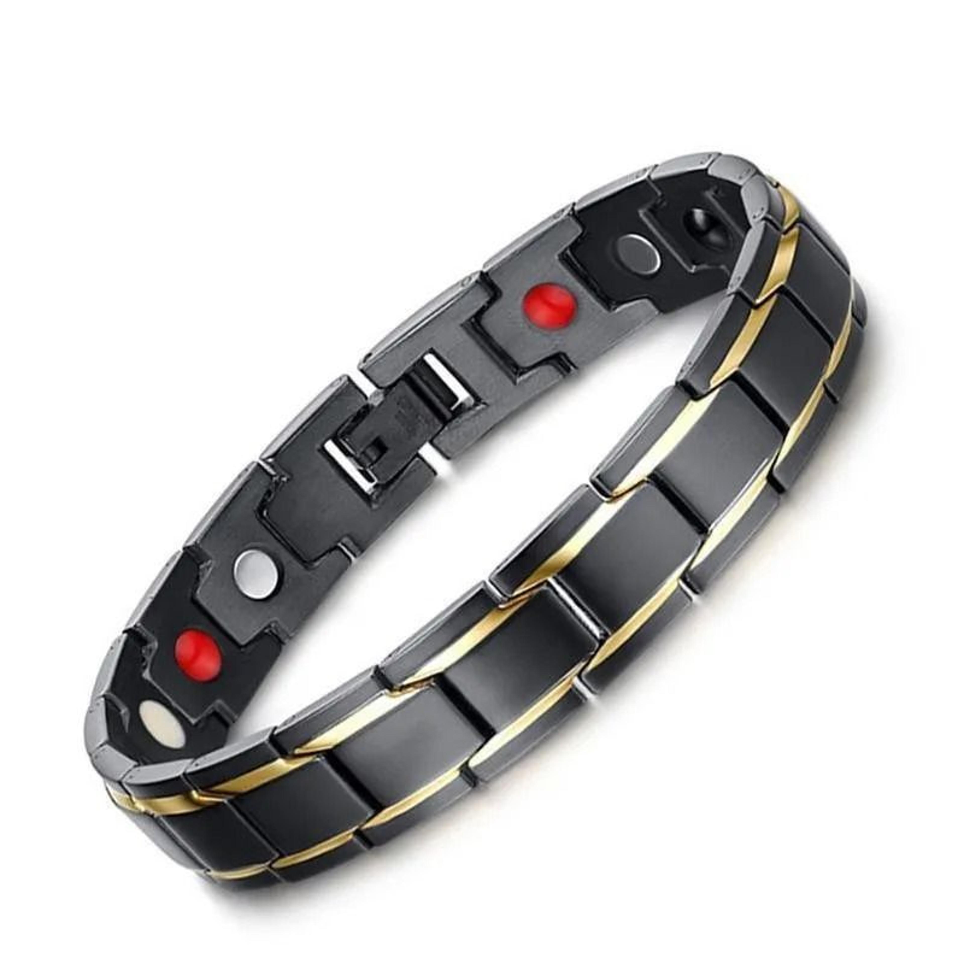 trendy men strength therapy magnetic bracelet