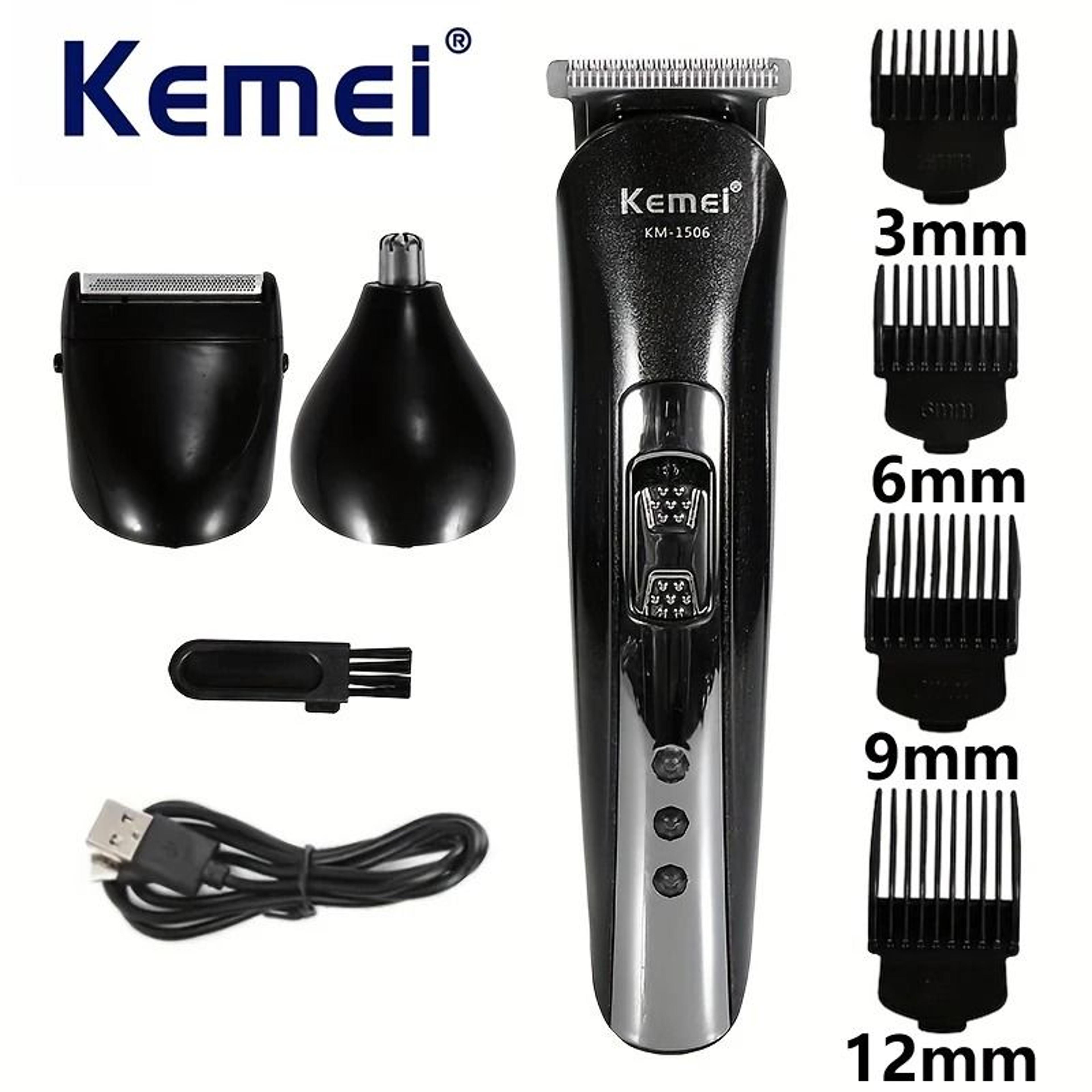 kemei km1506 3 in 1 electric shaver hair trimmer