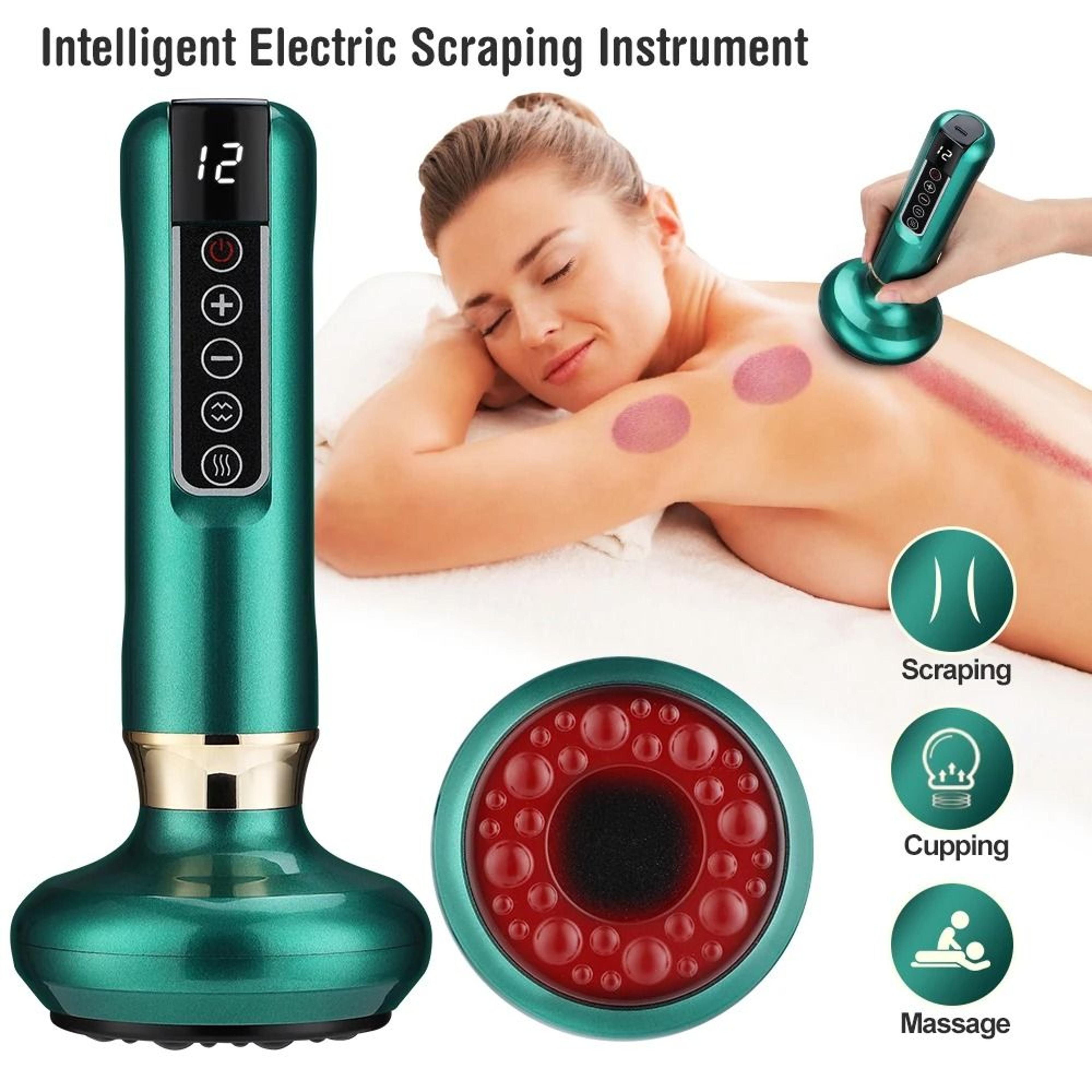 12 gear electric cupping massager vacuum suction cup device
