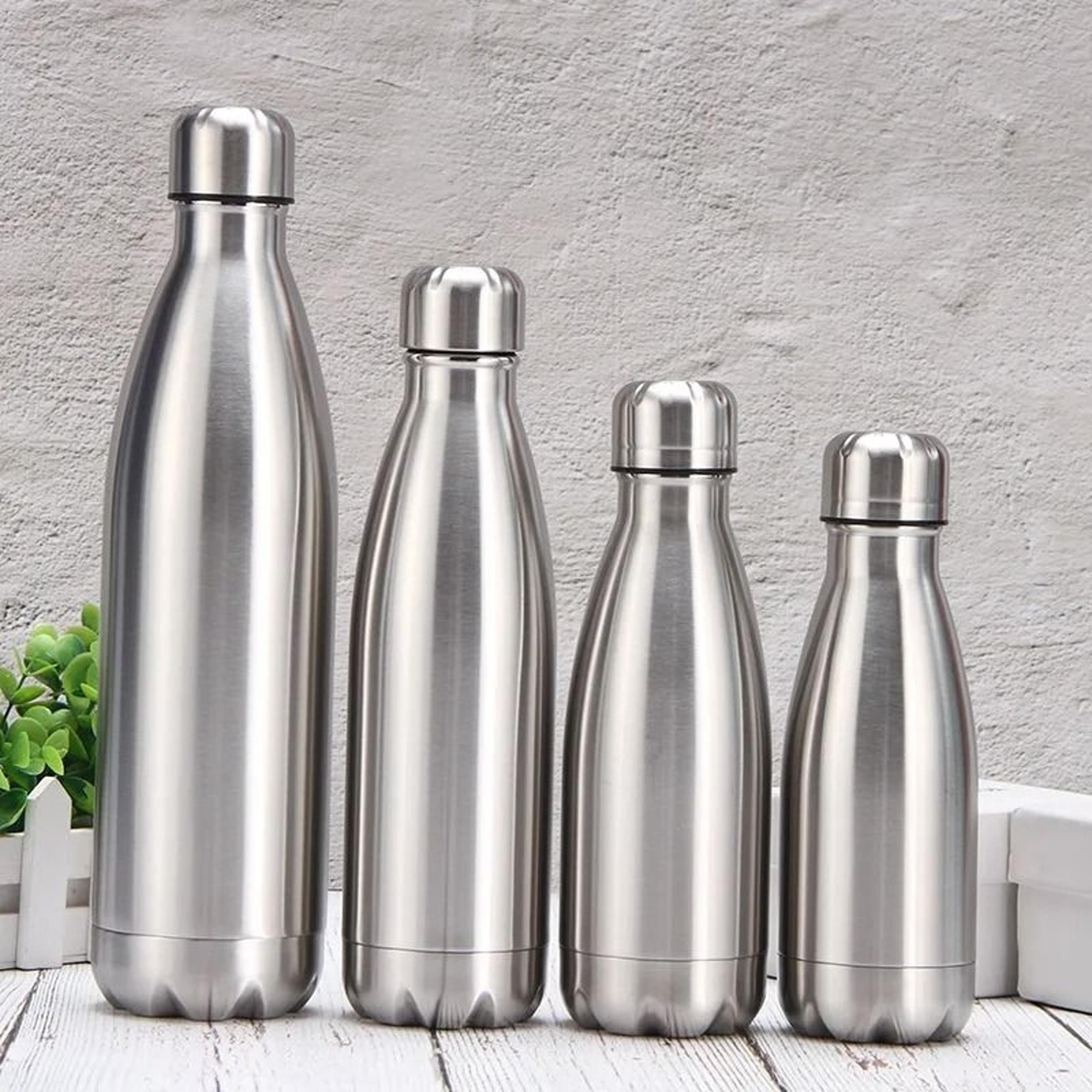 stainless steel water bottle 1 liter for sport travel use