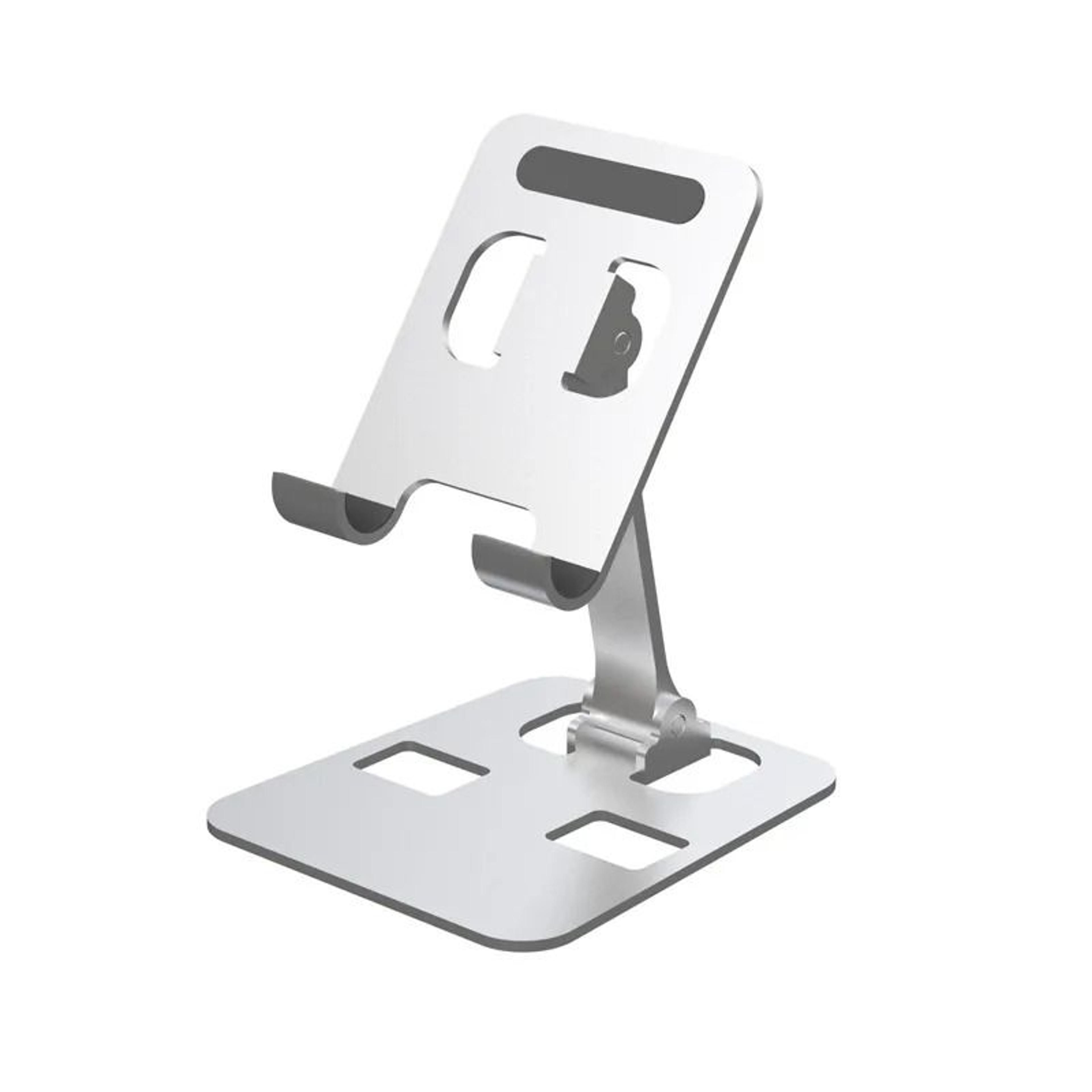 portable aluminum alloy tablet and phone stand adjustable mount