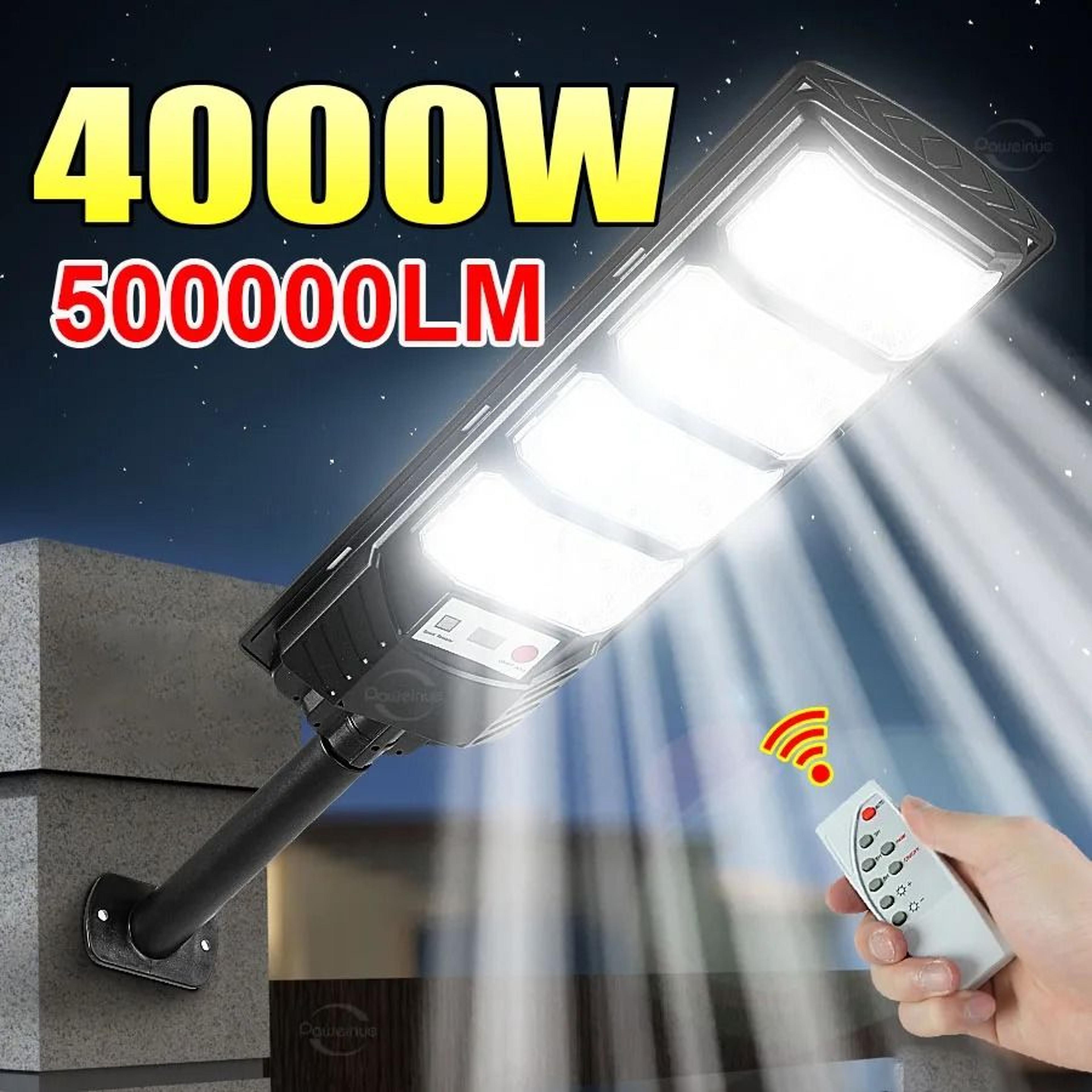 500000lm solar led light outdoor motion sensor lamp waterproof street wall lamp