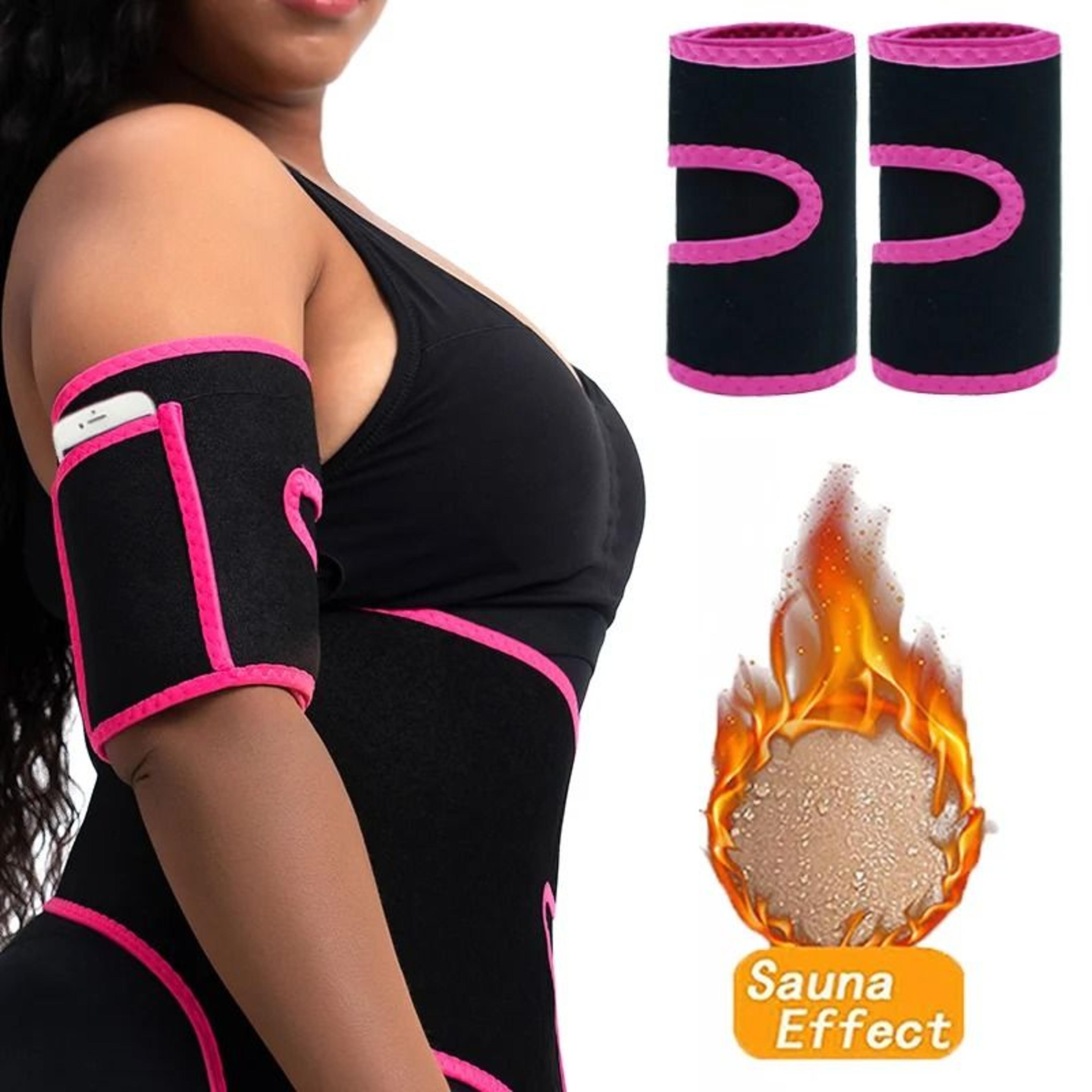 arm trimmers sauna sweat bands for women with anti cellulite slimming compression