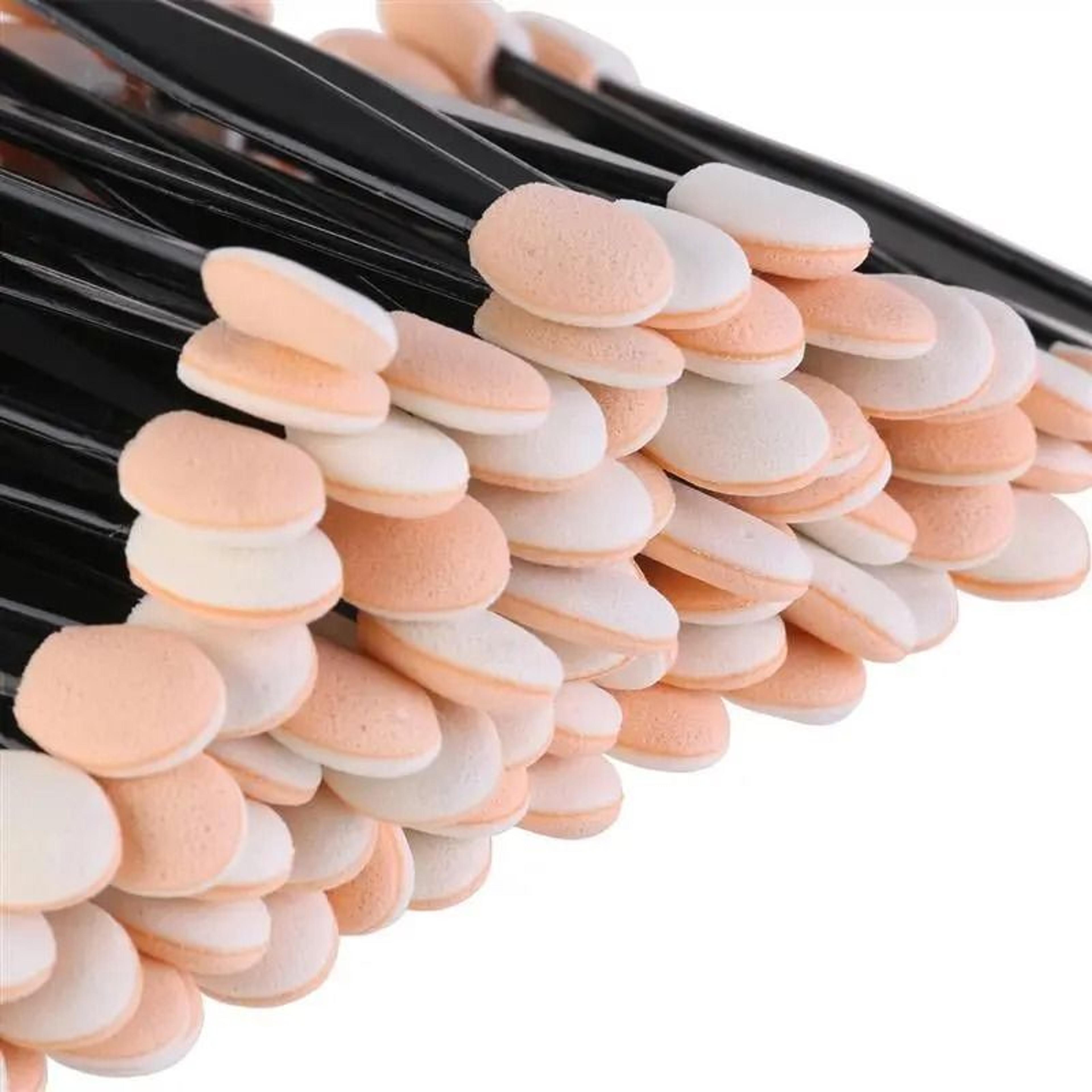 disposable dual sided eyeshadow sponge brushes bulk pack