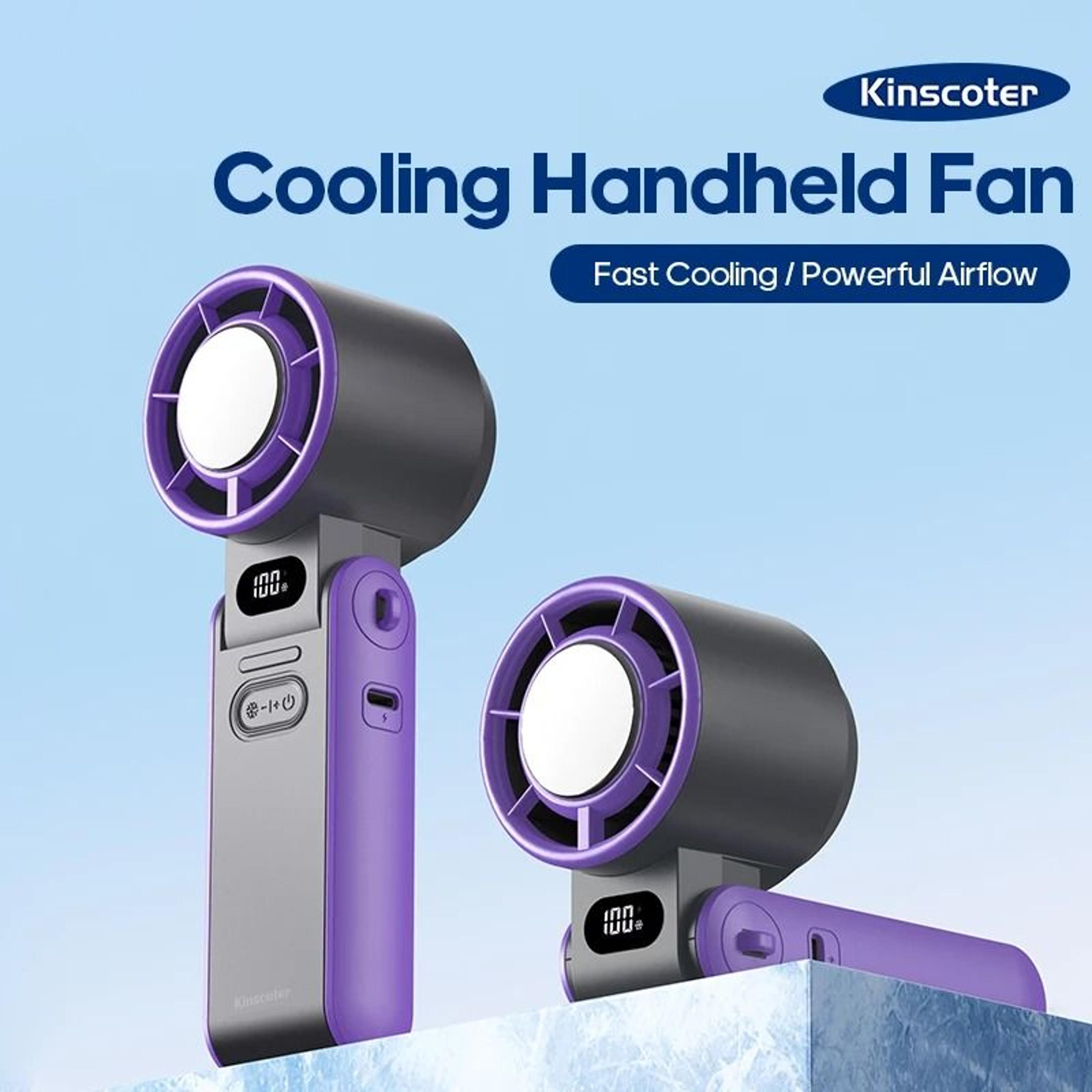 kinscoter portable air cooling turbo fan 3600mah