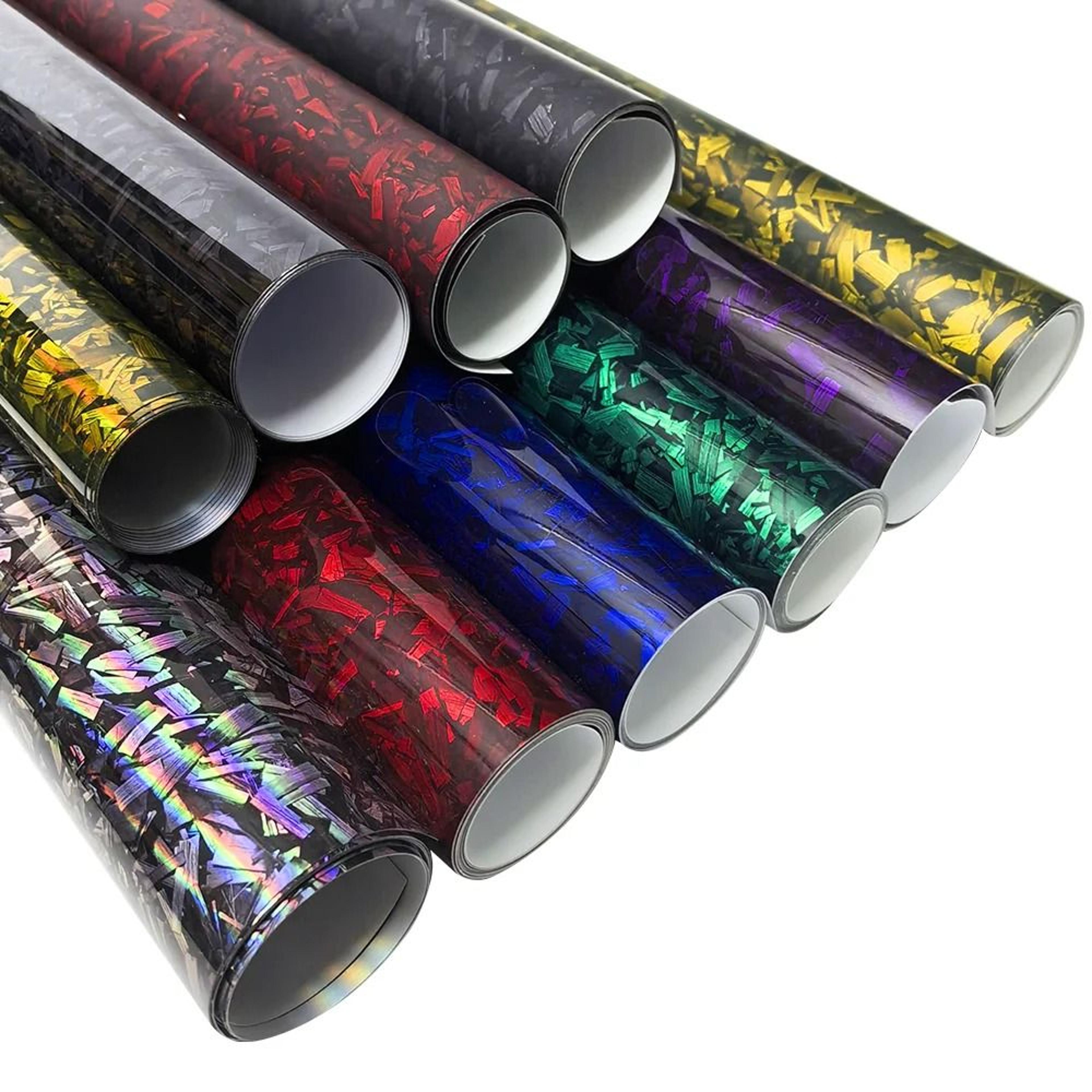 high gloss forged carbon fiber car hood vinyl sticker