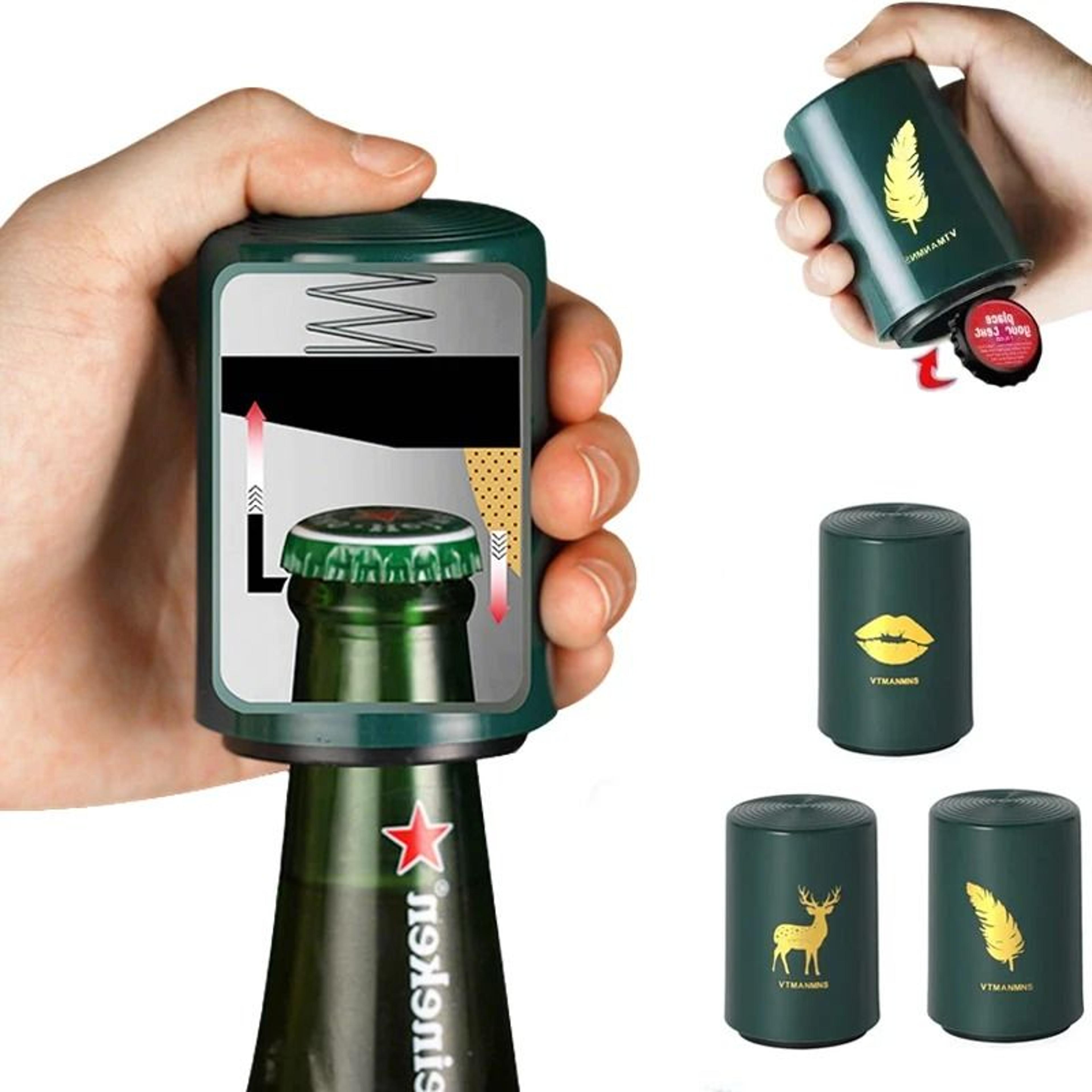 magnetic automatic bottle opener for beer and soda