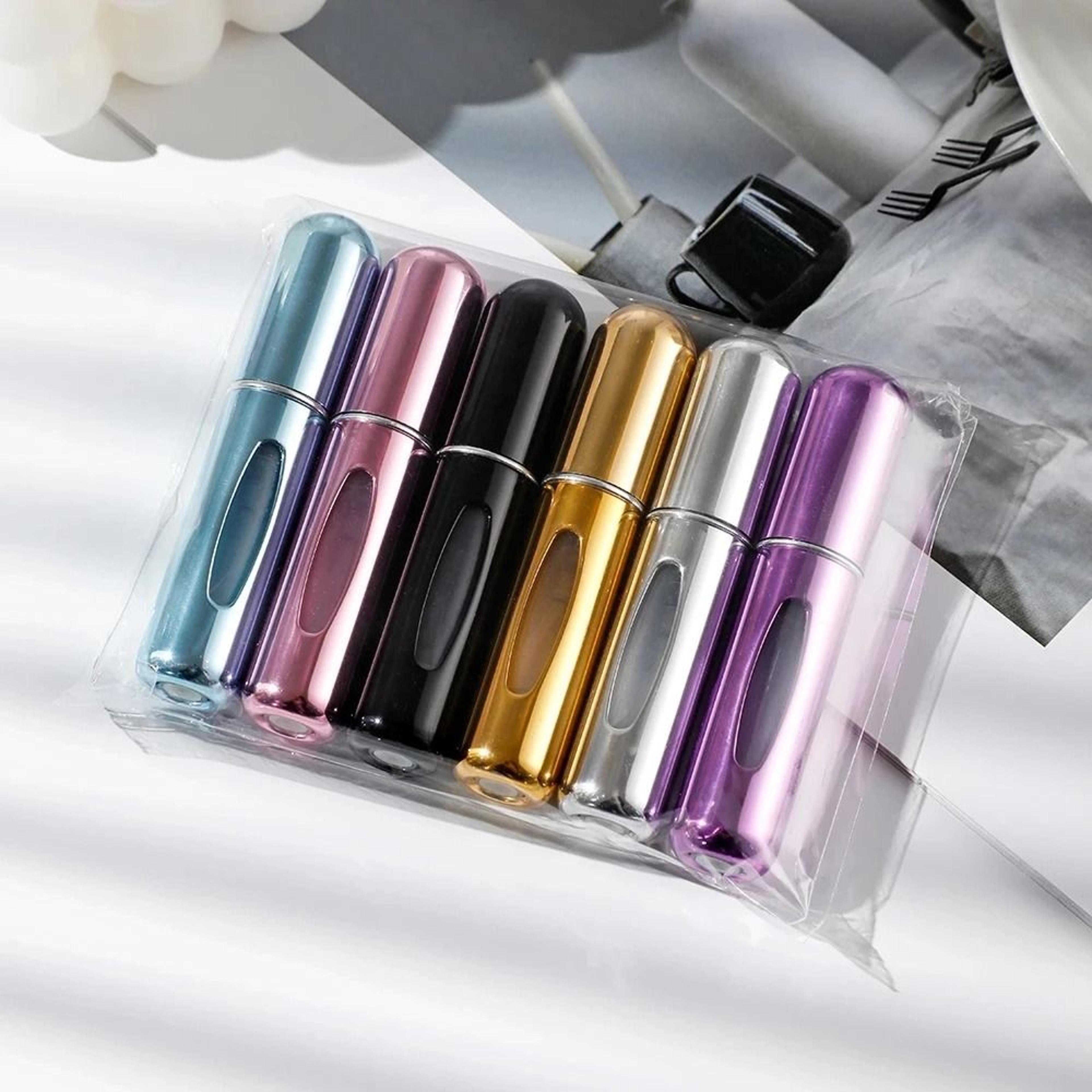 portable 5ml refillable perfume spray bottle set for travel