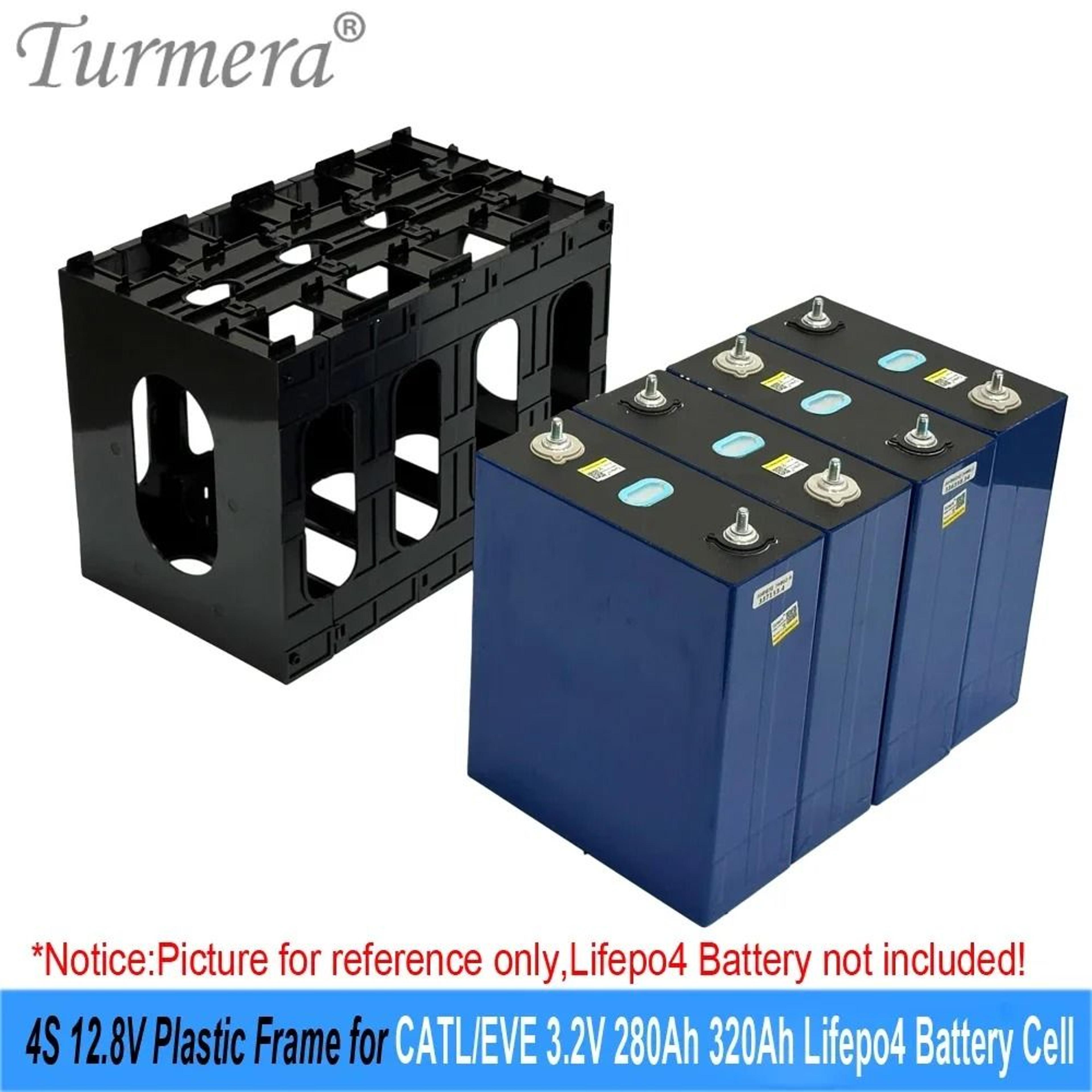 12v battery frame for catl eve lifepo4 cells with flame retardant abs plastic holder and latches