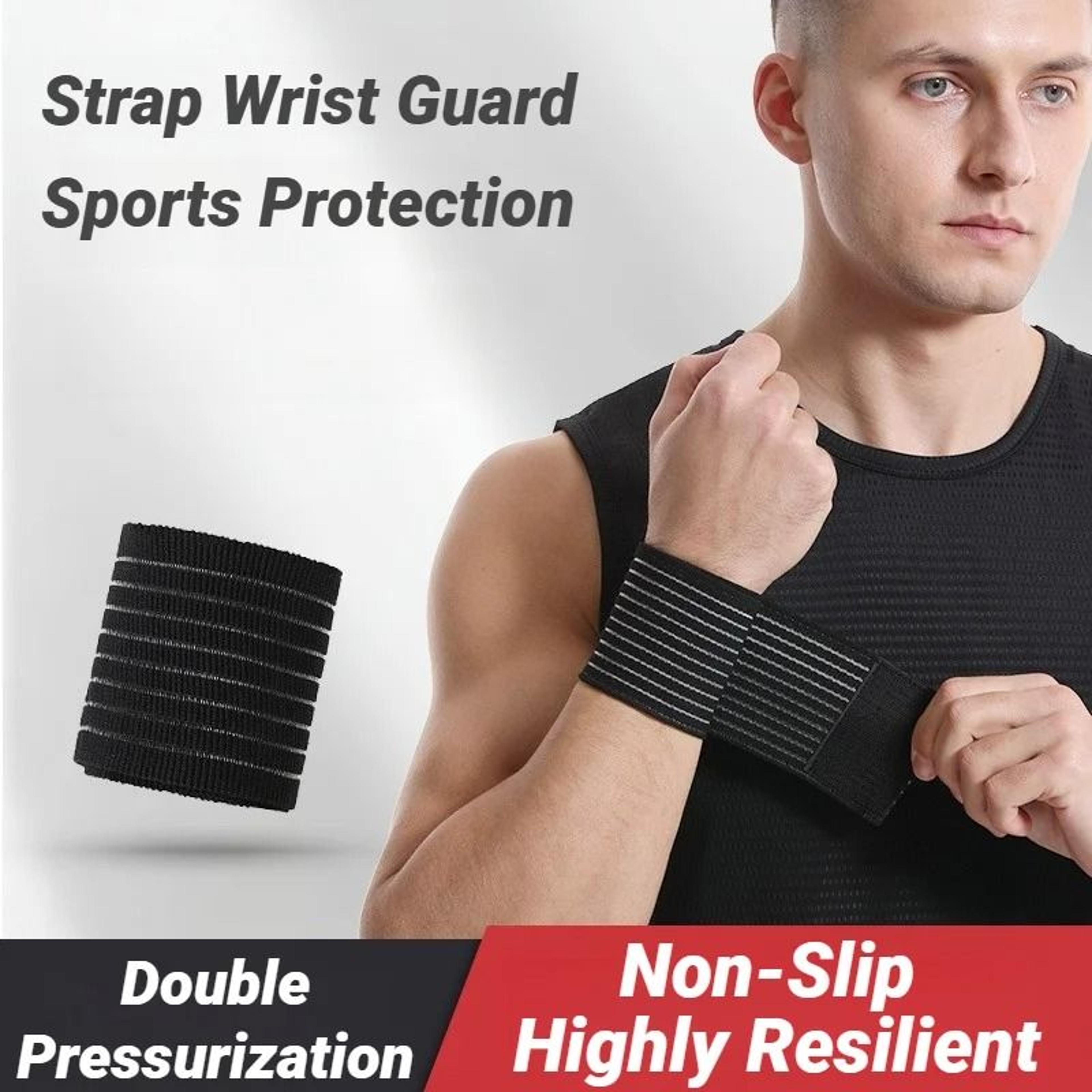 adjustable elastic wristband for sport and carpal tunnel support