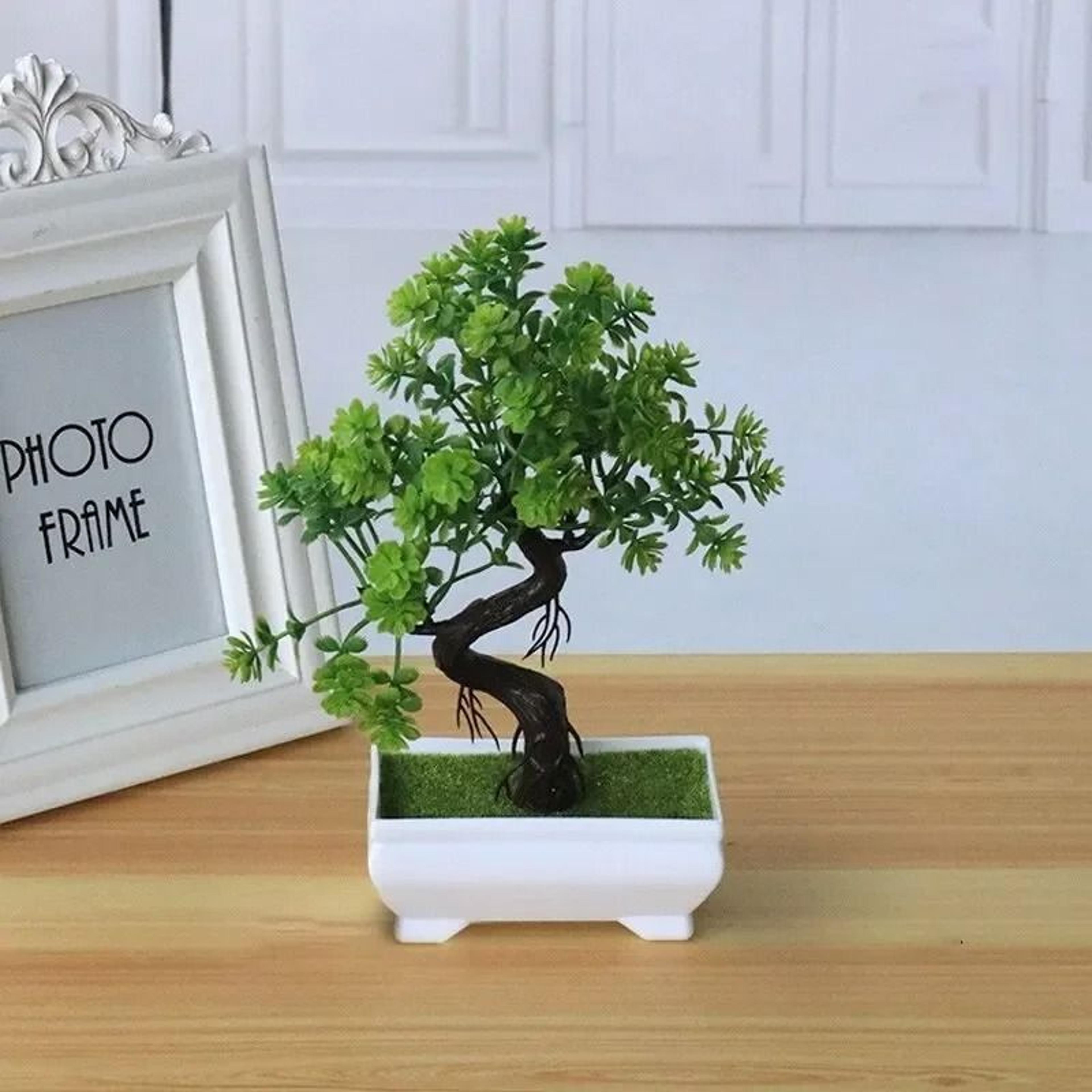 artificial bonsai plant home table decoration