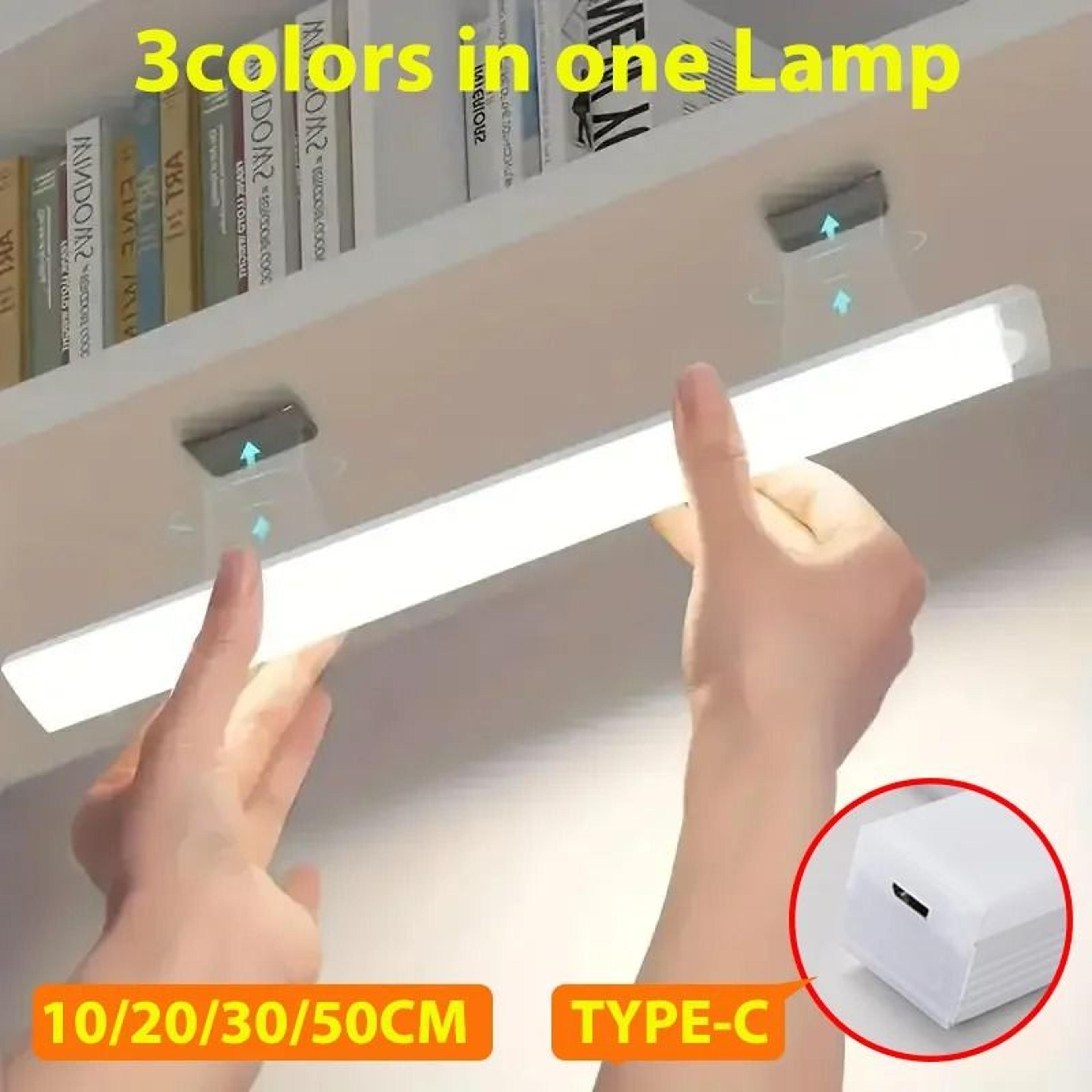 led motion sensor night light rechargeable wireless cabinet lamp