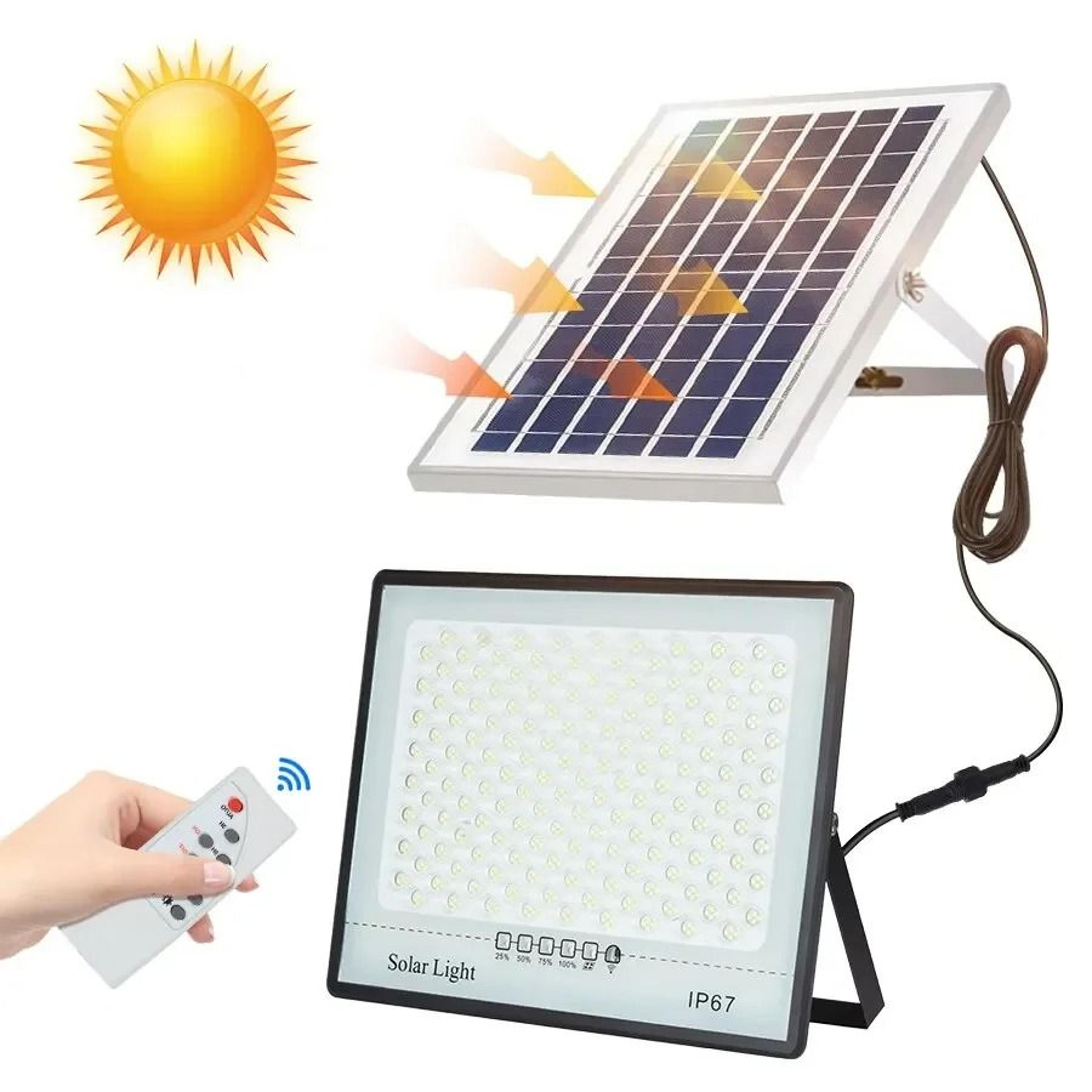 outdoor solar led waterproof spotlight garden wall light