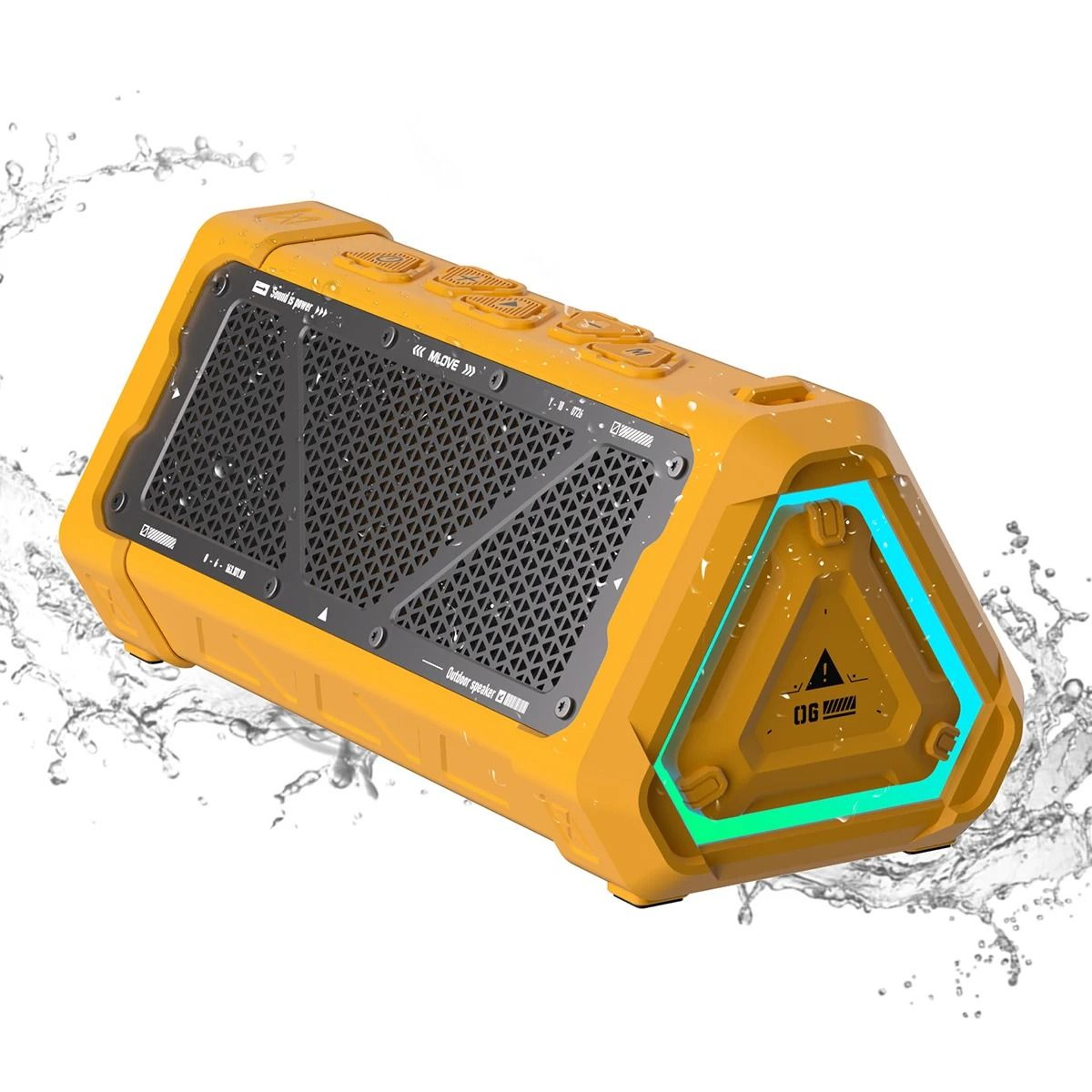 mlove p3 outdoor bluetooth speaker 40w waterproof