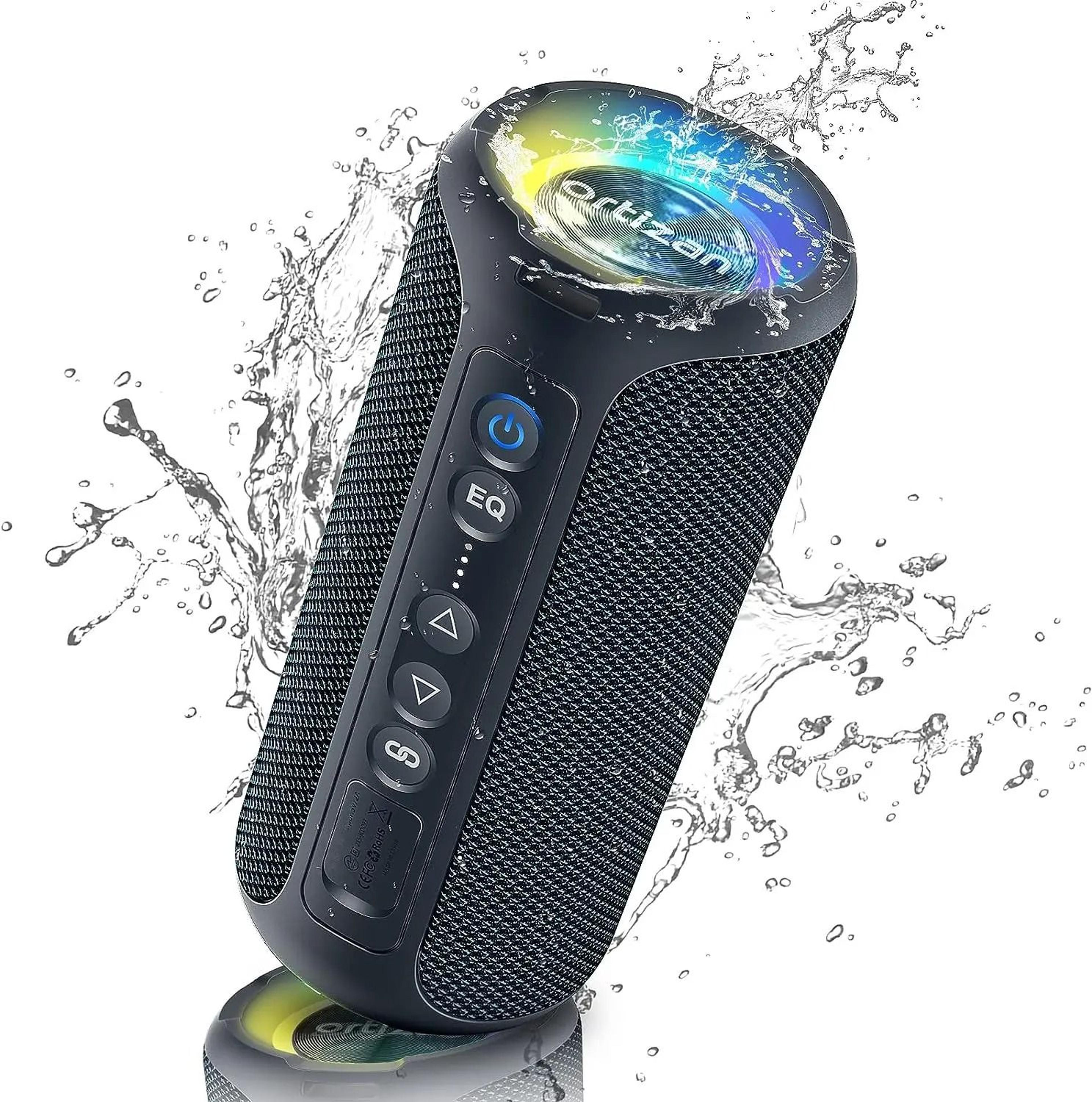 ortizan x8 pro bluetooth speaker 40w stereo sound with deep bass and 30 hour playtime