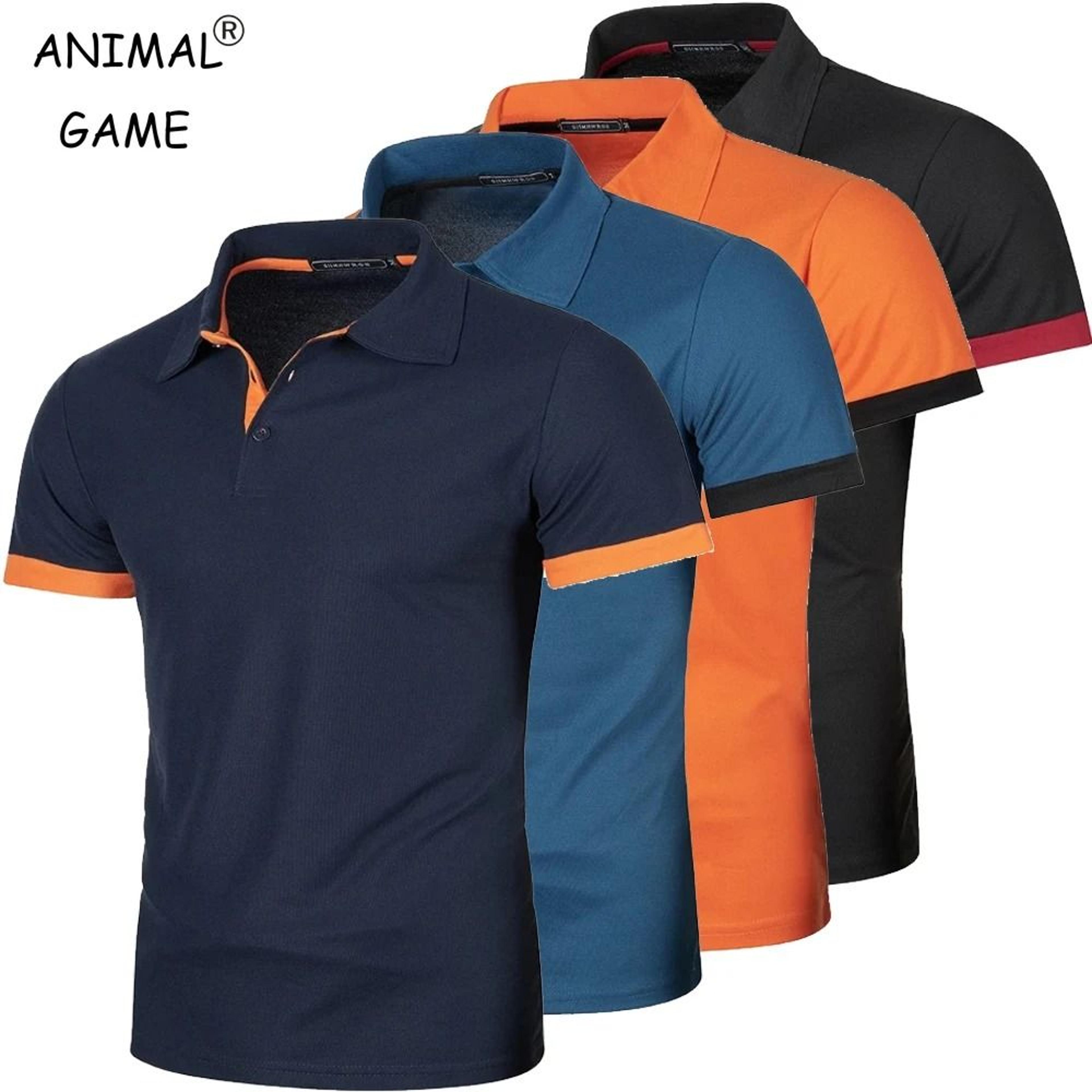 mens lightweight short sleeve polo shirt solid color casual sport top