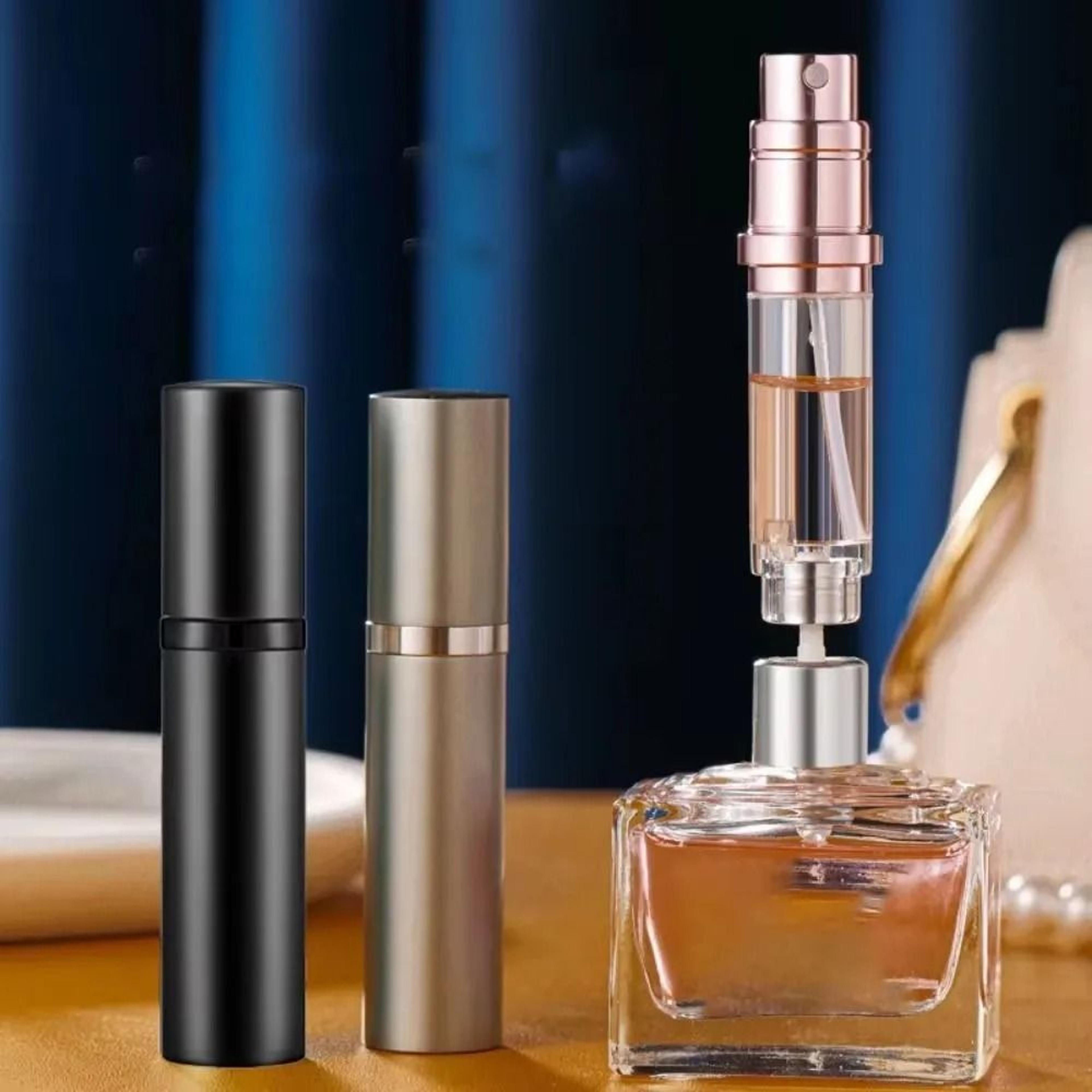 5 ml mini aluminum spray refillable perfume atomizer