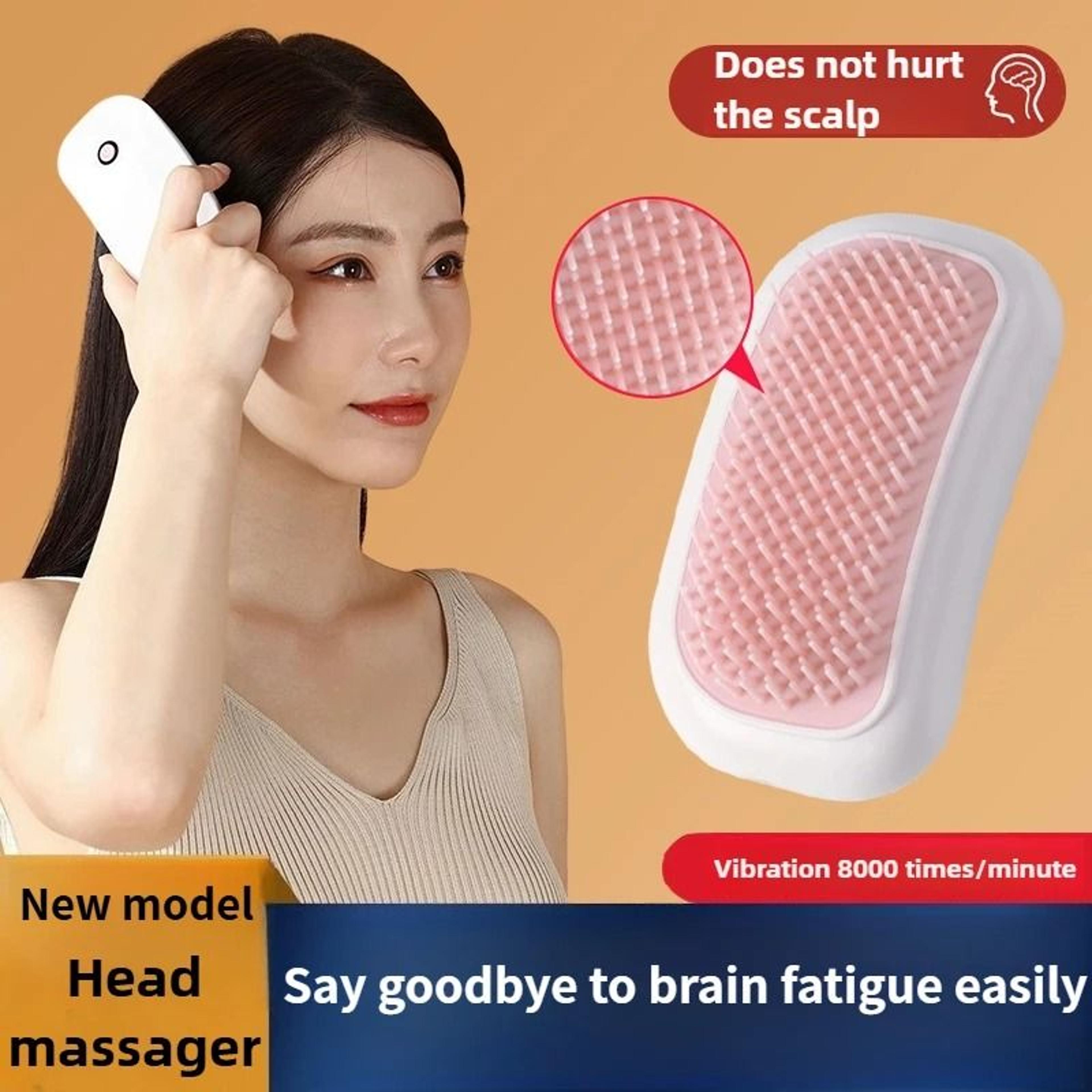 electric silicone scalp massager for relaxation and scalp health
