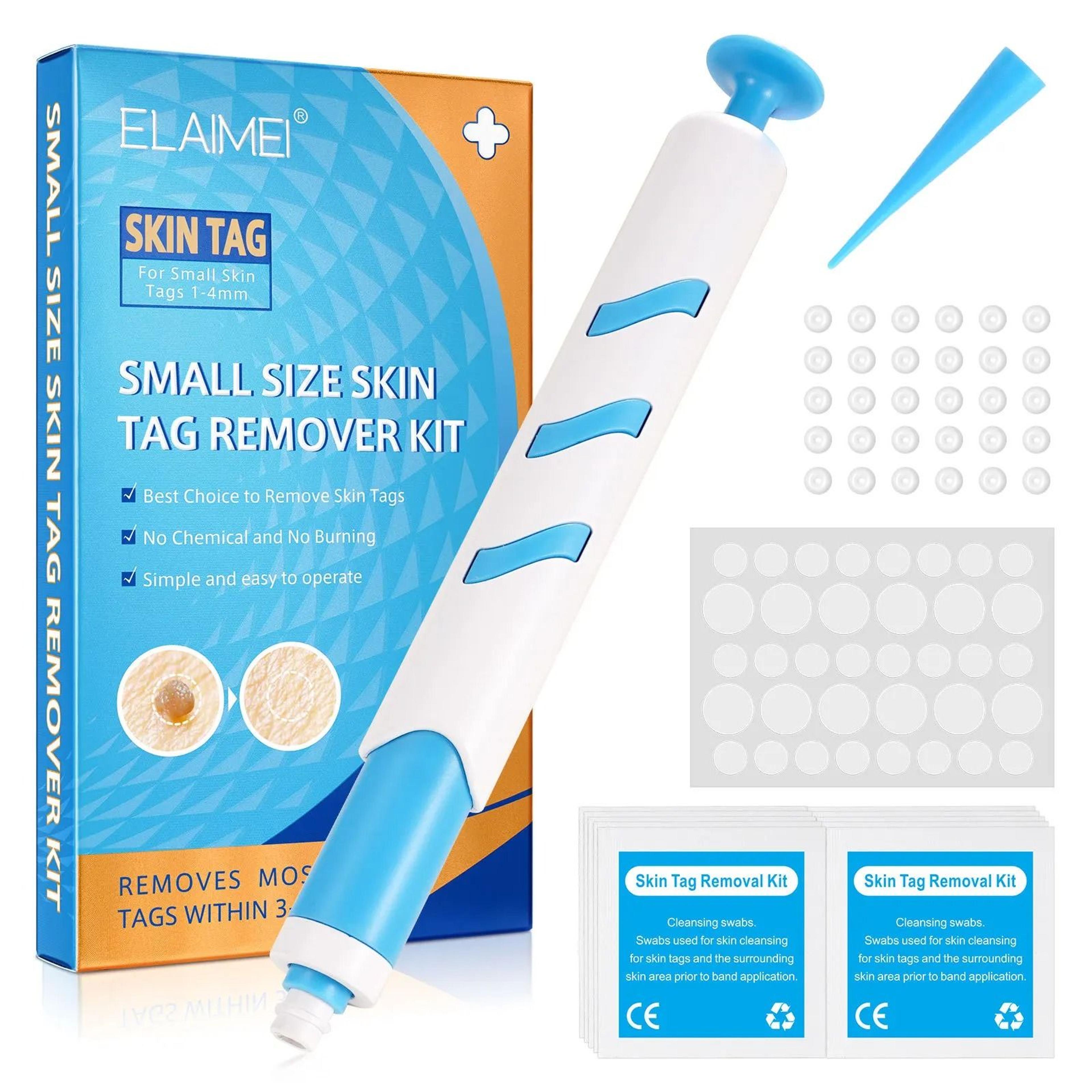 auto small size skin tag removal kit for home facial skin care 1 to 4mm tags