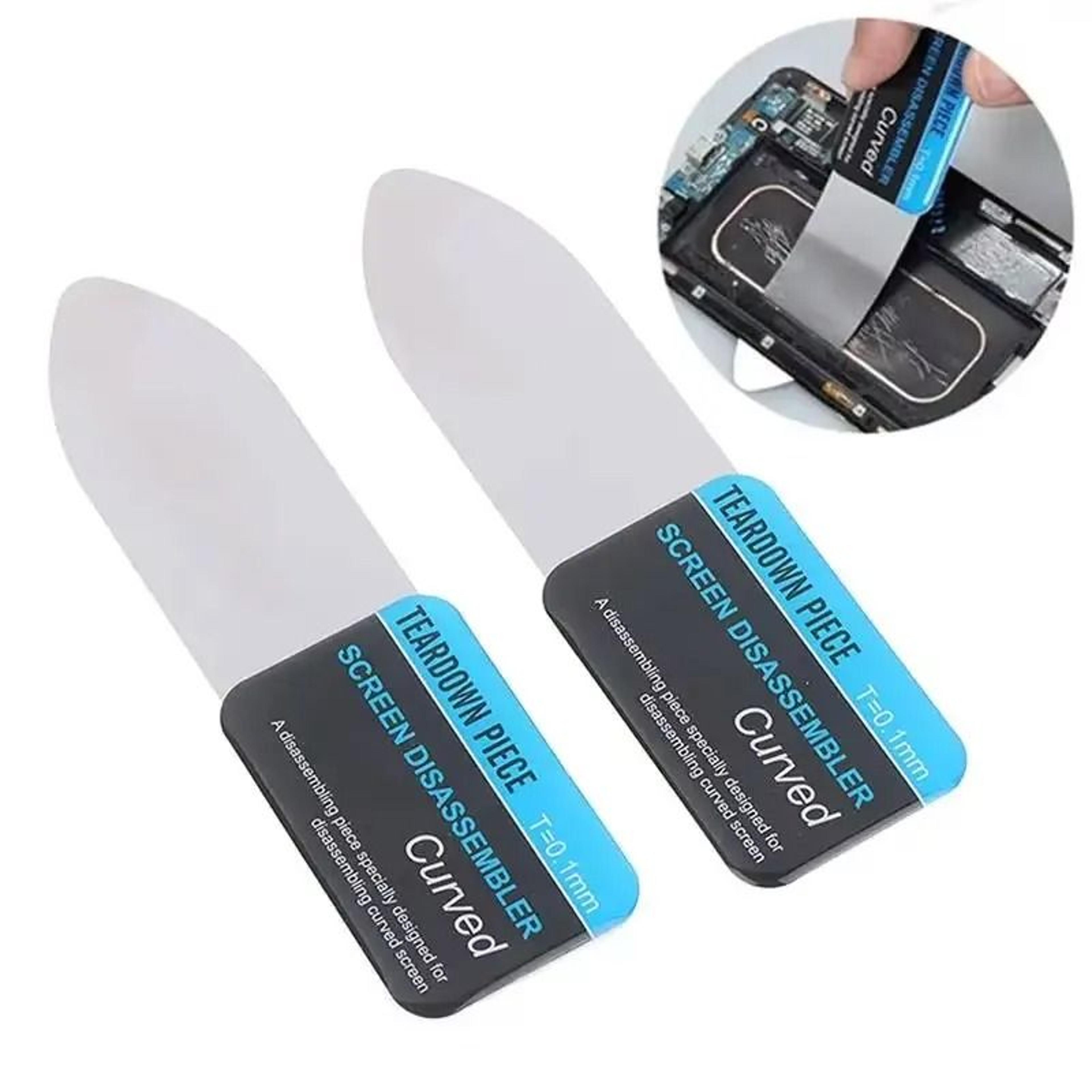 steel metal curved spudger opening pry tool for mobile phone repair