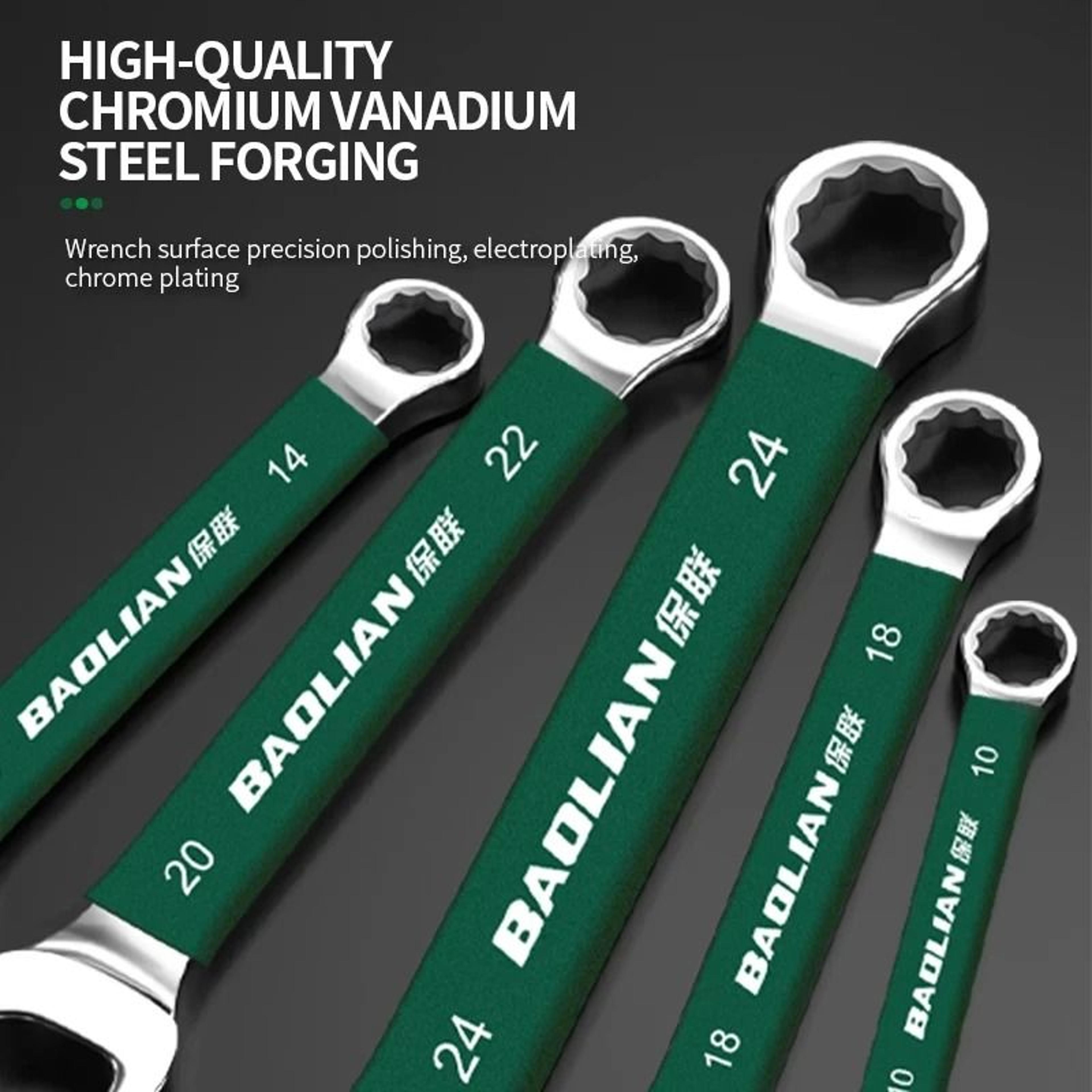 baolian plum blossom open combination wrench 8 30 mm