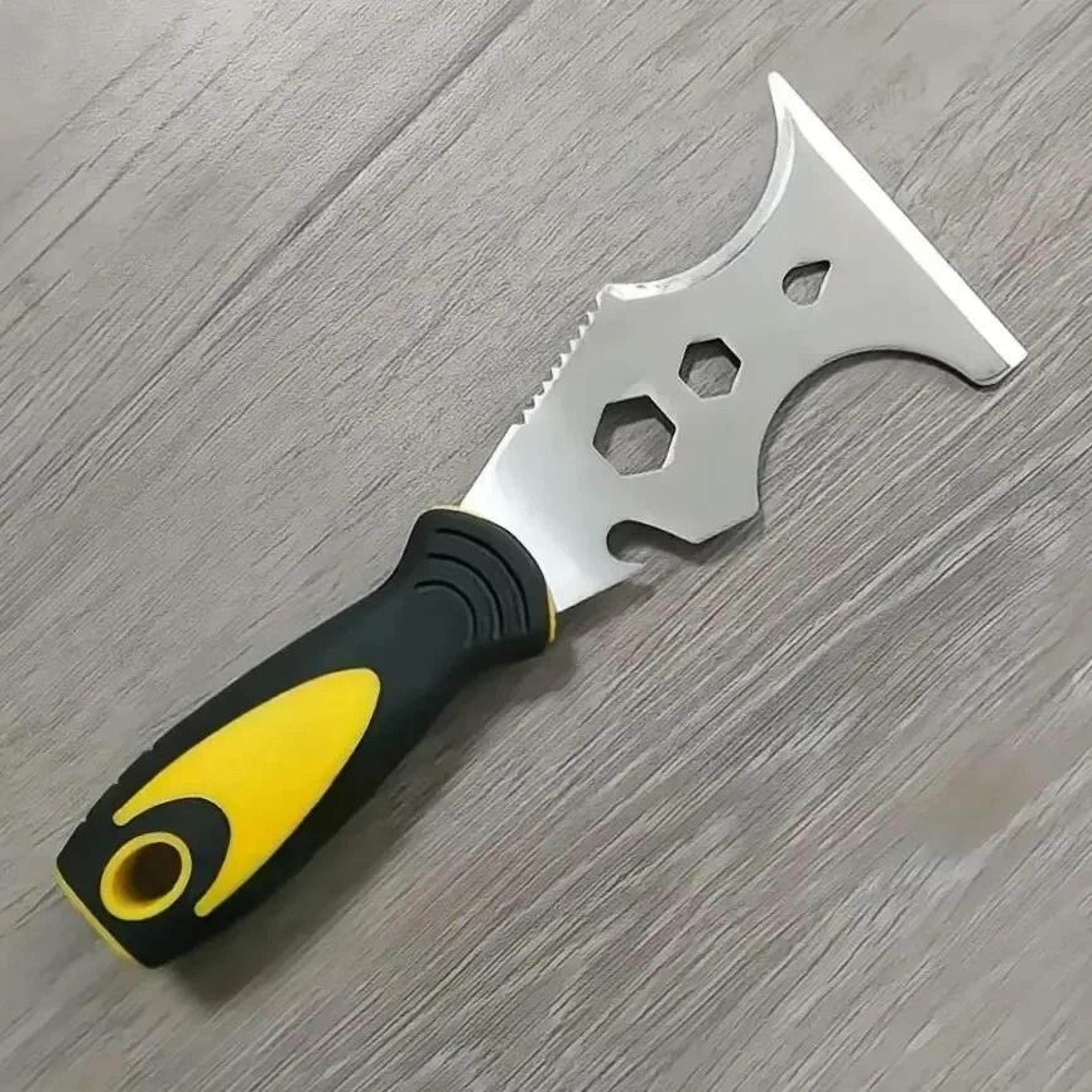 15 in 1 multi use stainless steel putty knife and paint scraper tool