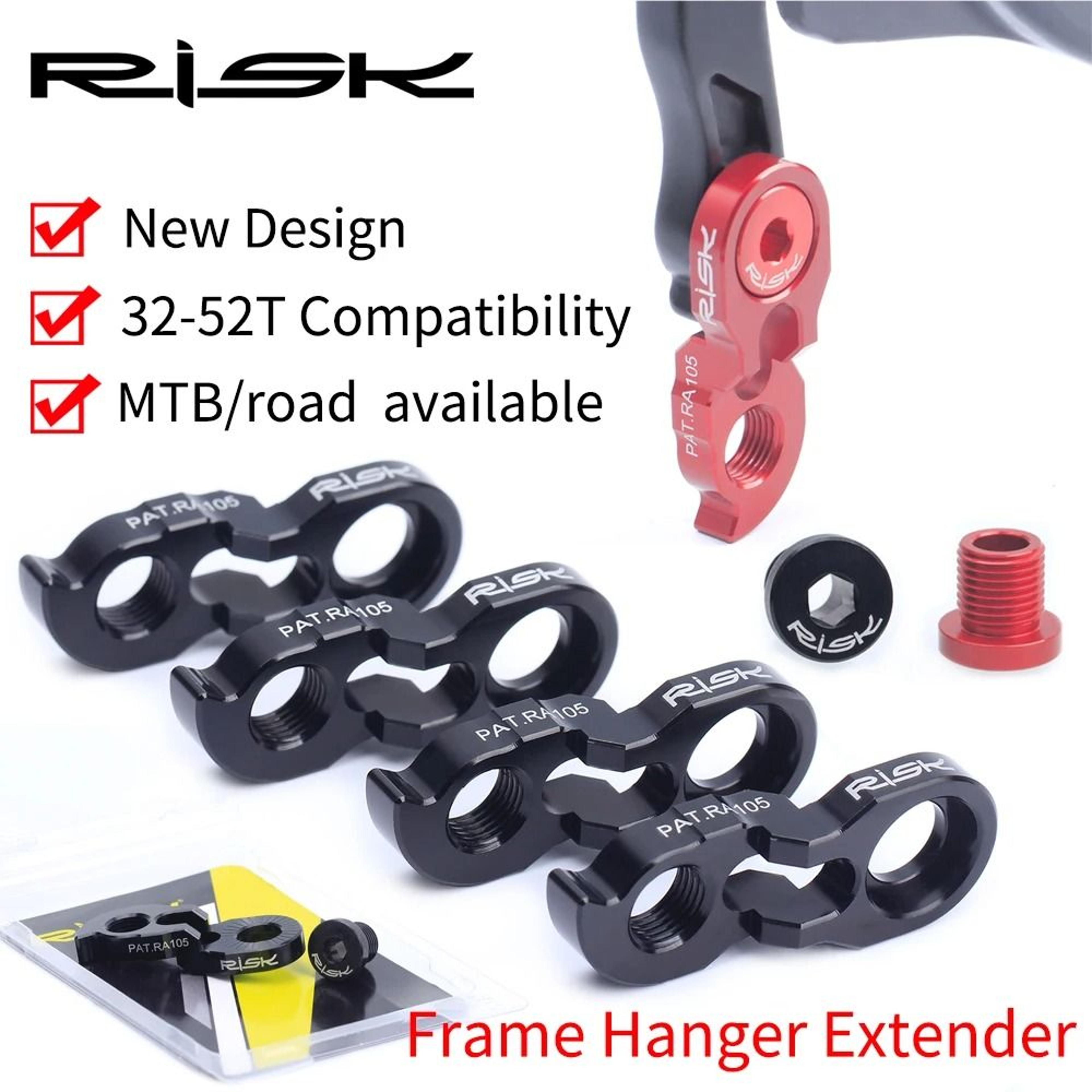 risk rear derailleur hanger extension adapter